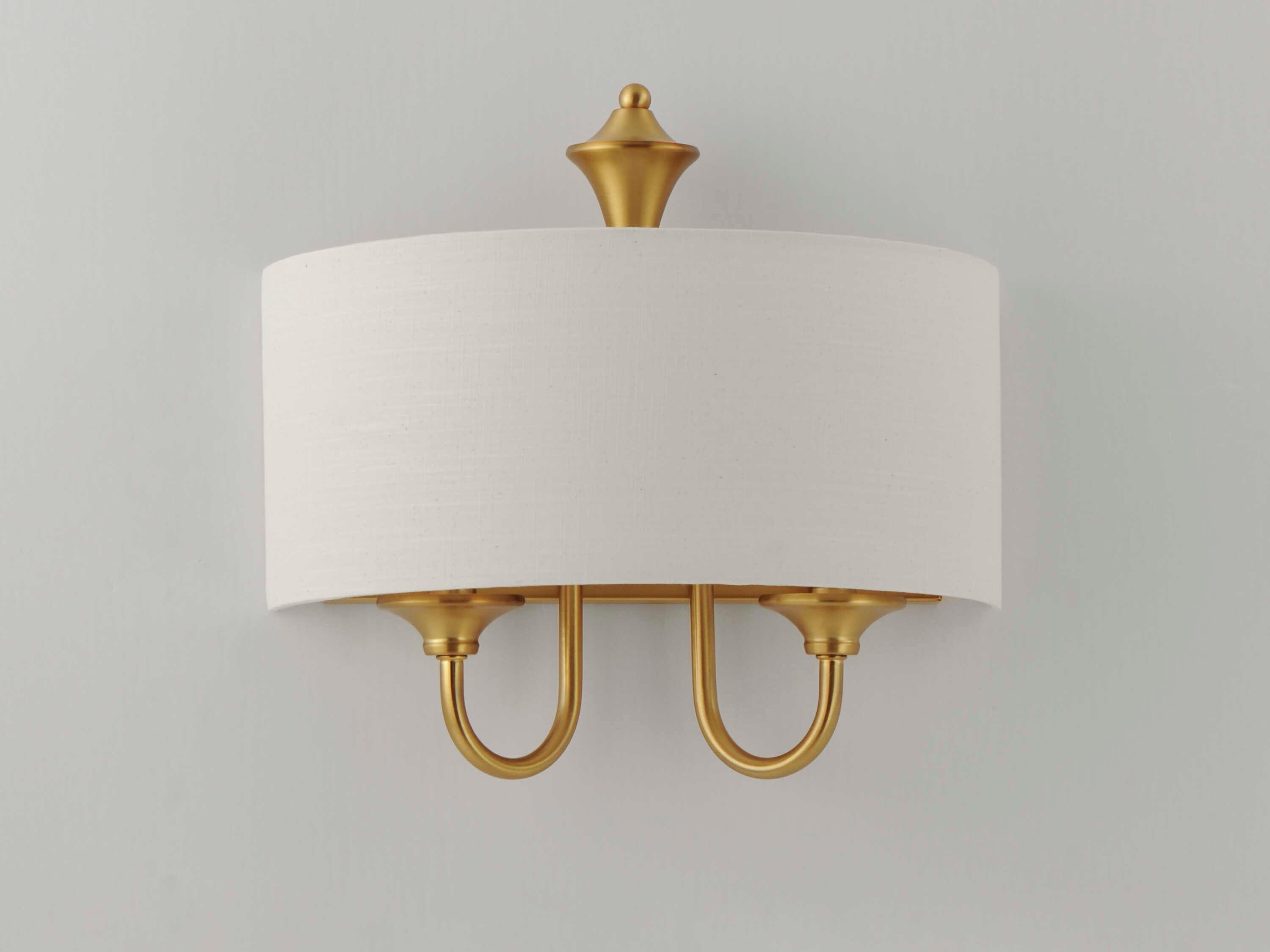 Maxim Lighting Bongo 1-Light Natural Aged Brass Wall Sconce