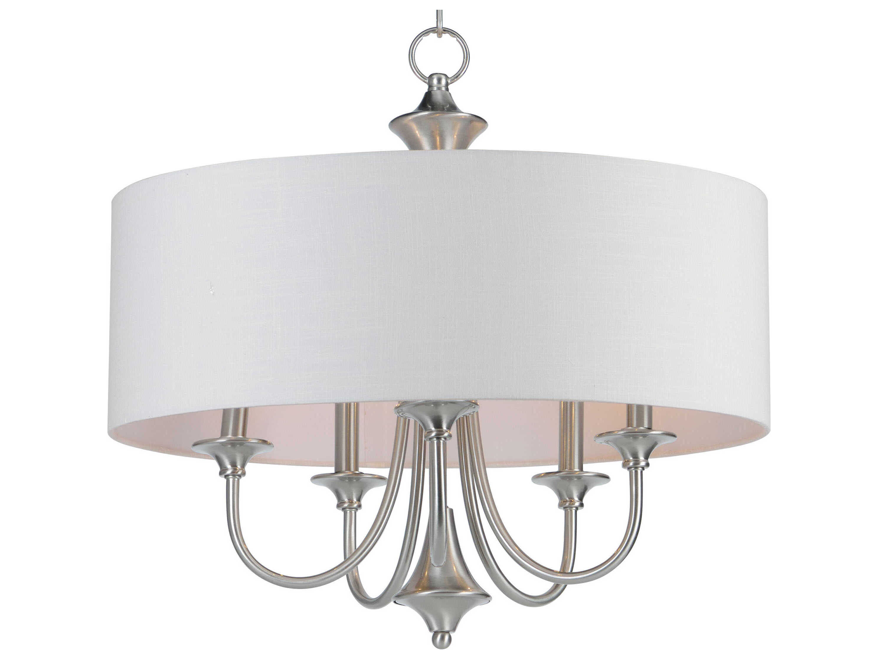 Maxim Lighting Bongo 5-Light Satin Nickel Drum Chandelier