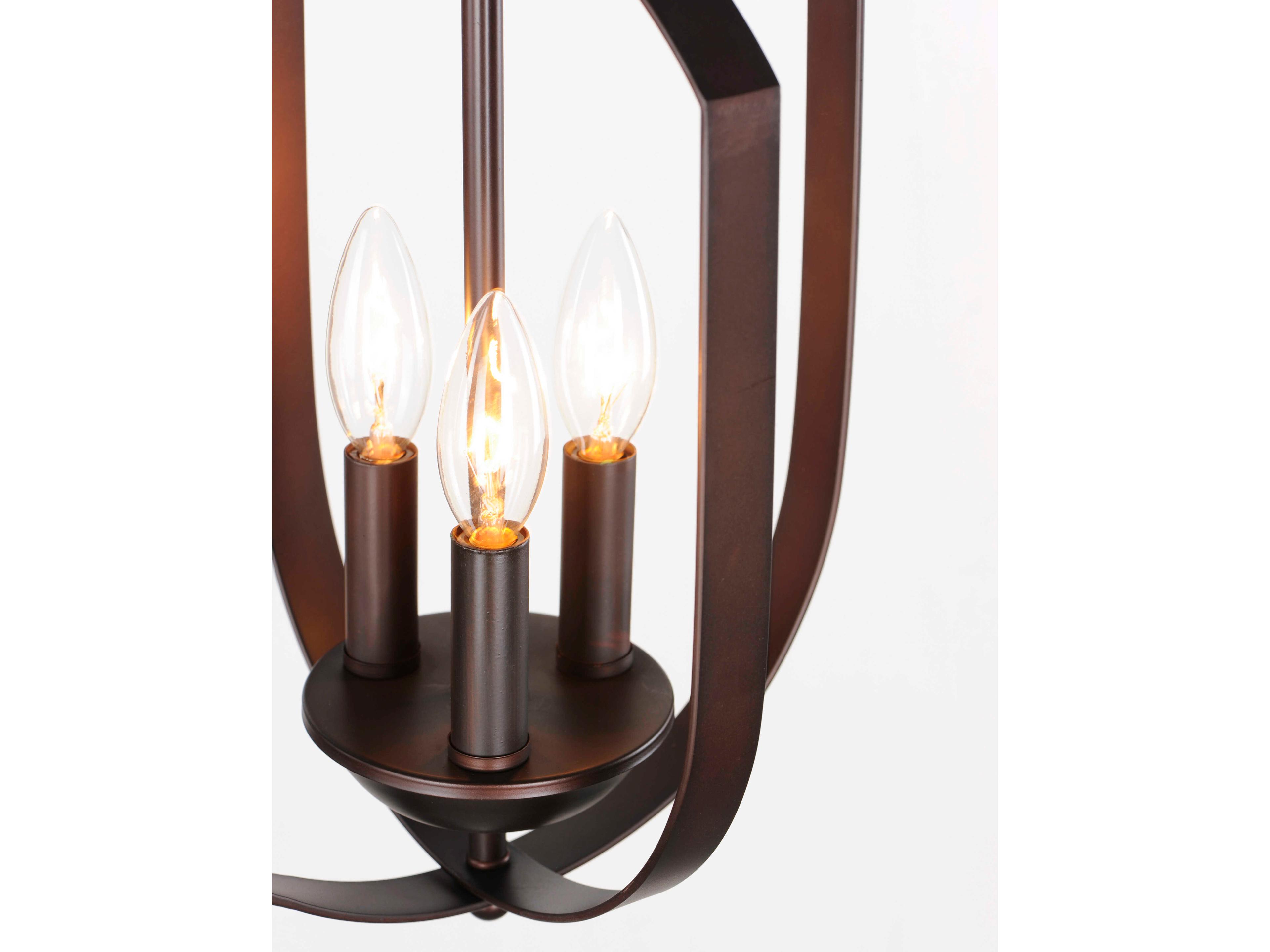 Maxim Lighting Provident 3-Light Oil Rubbed Bronze Chandelier