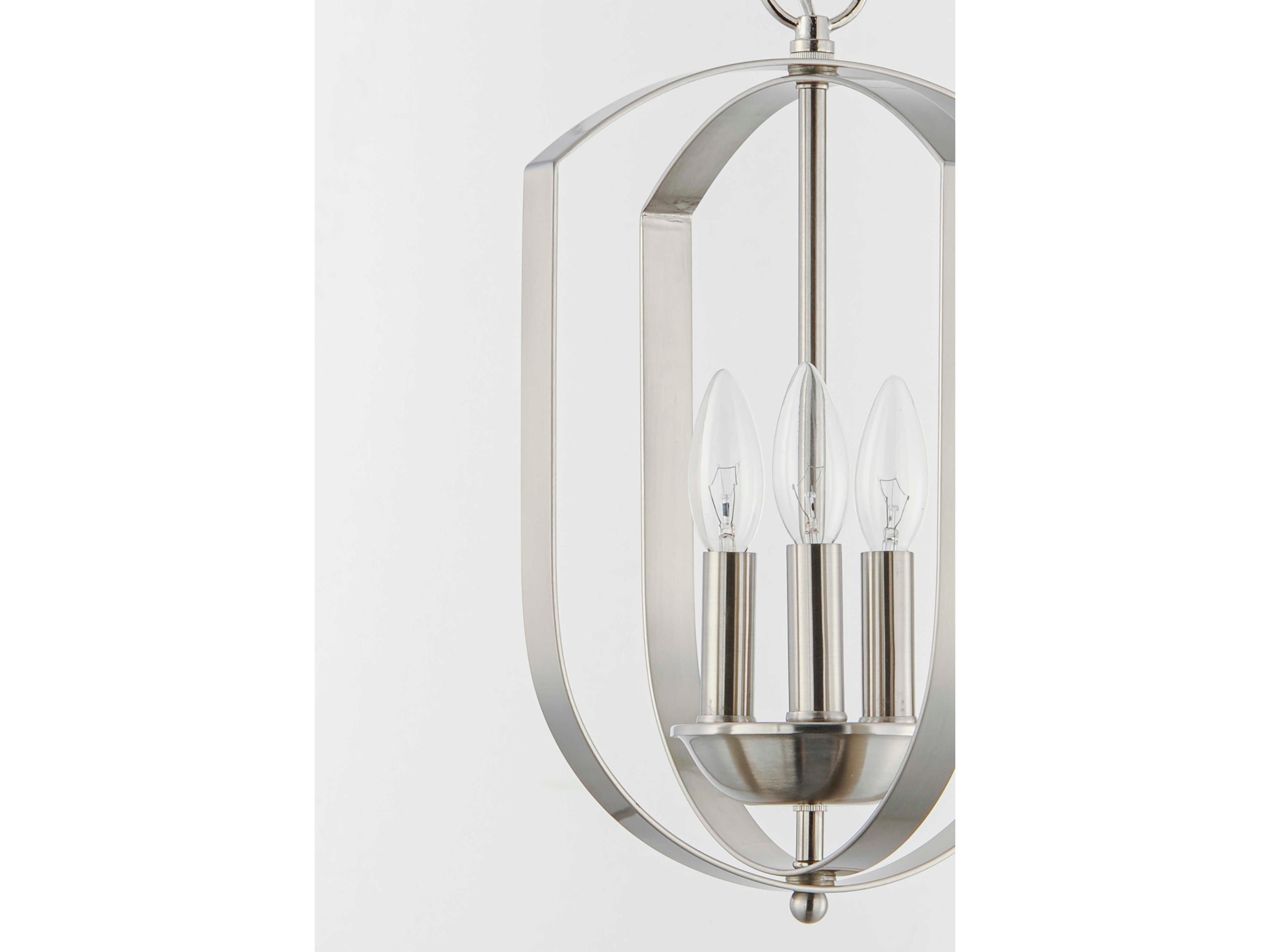 Maxim Lighting Provident 3-Light Satin Nickel Chandelier