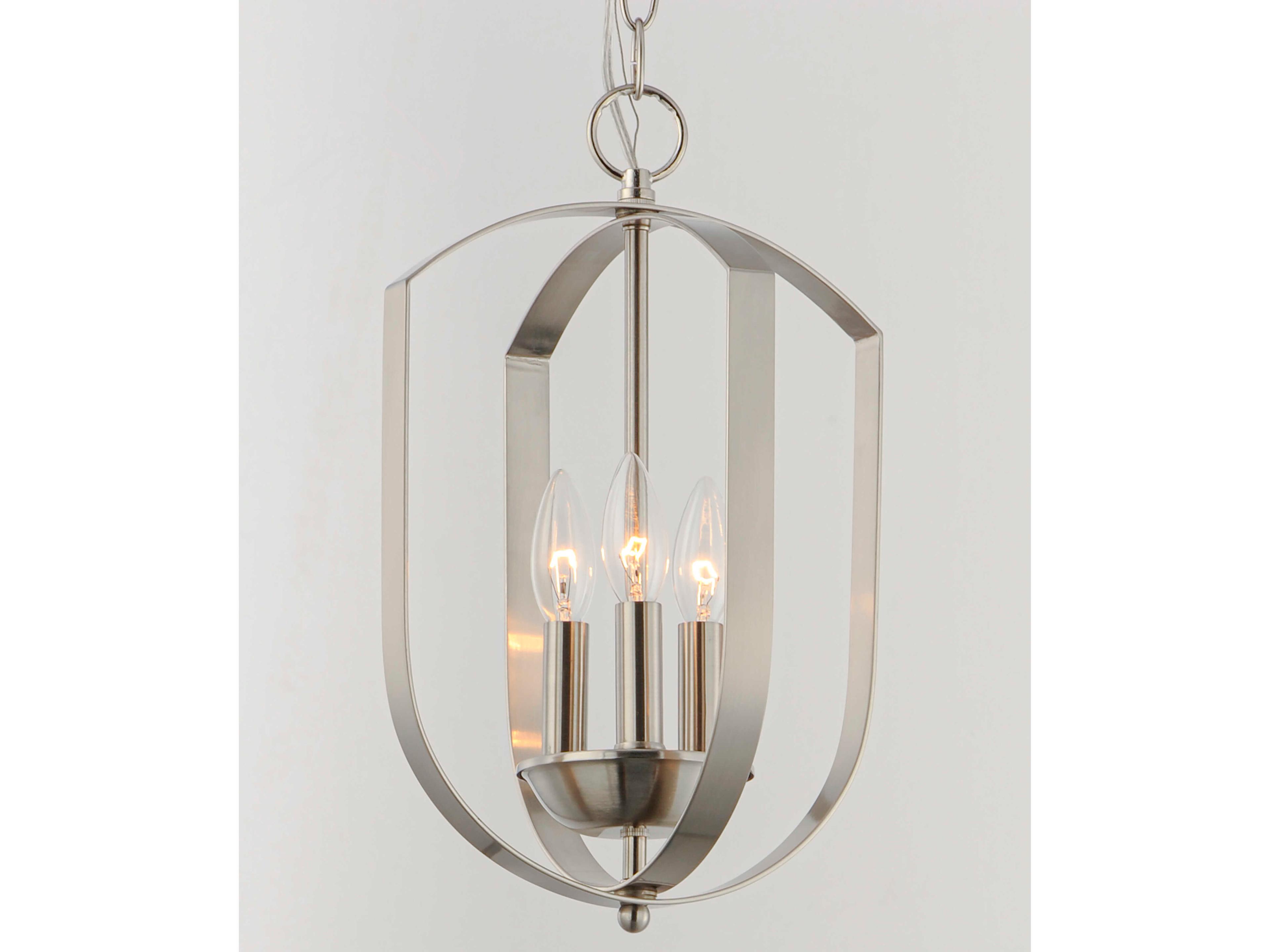 Maxim Lighting Provident 3-Light Satin Nickel Chandelier