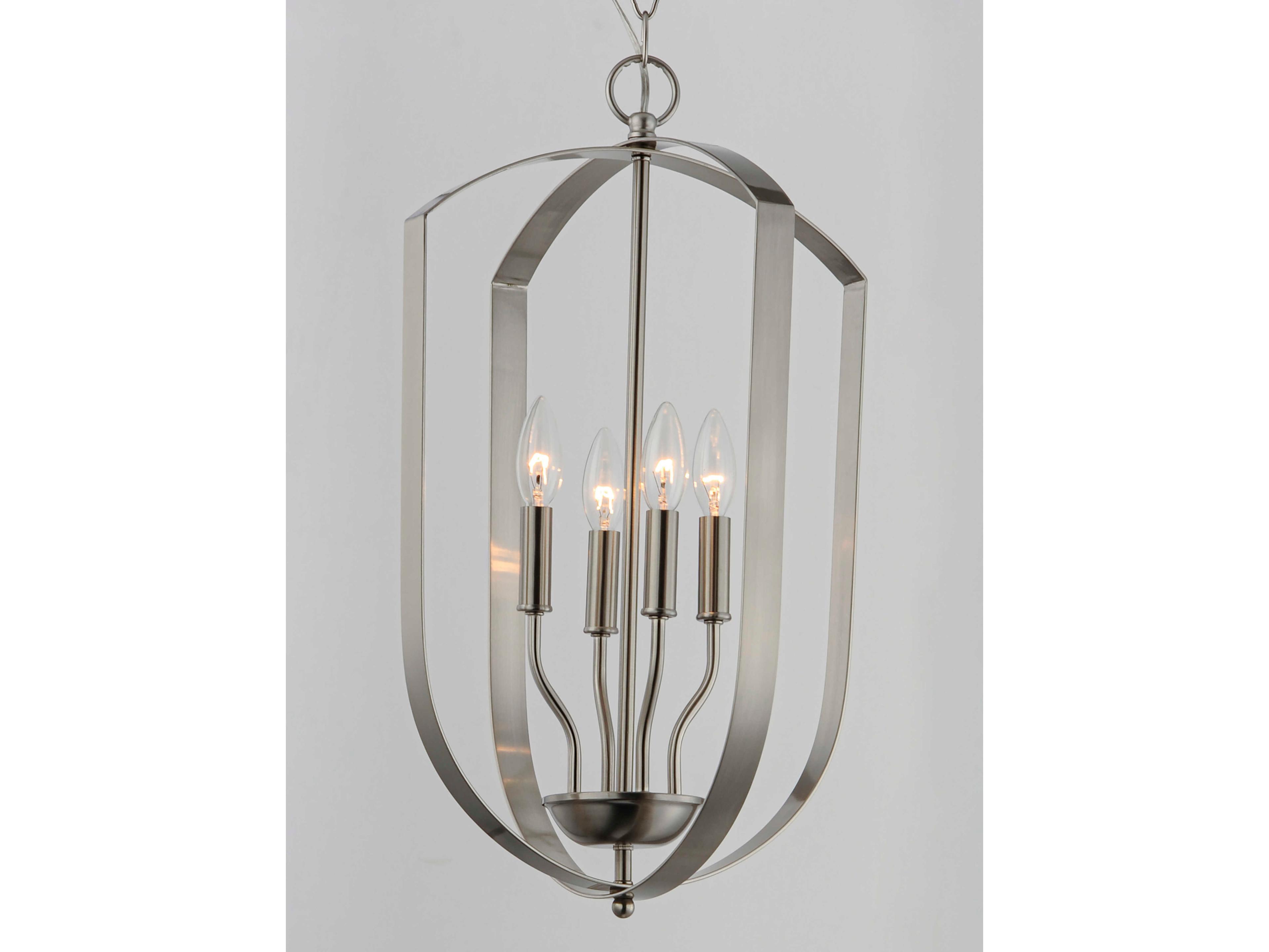 Maxim Lighting Provident 4-Light Satin Nickel Chandelier