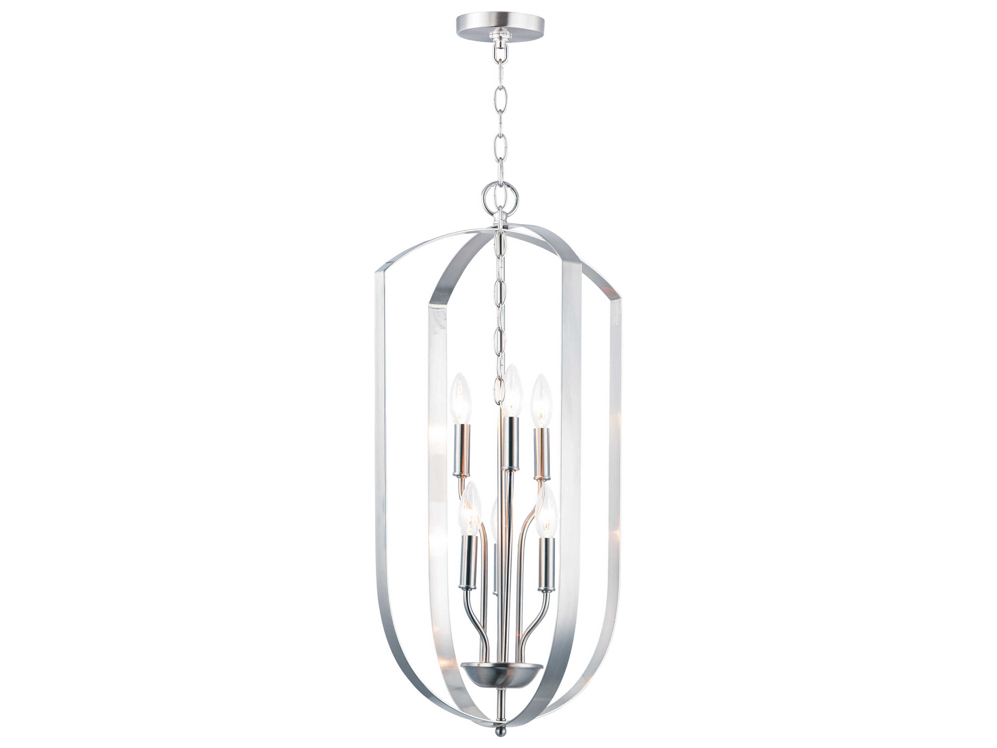 Maxim Lighting Provident 6-Light Satin Nickel Chandelier