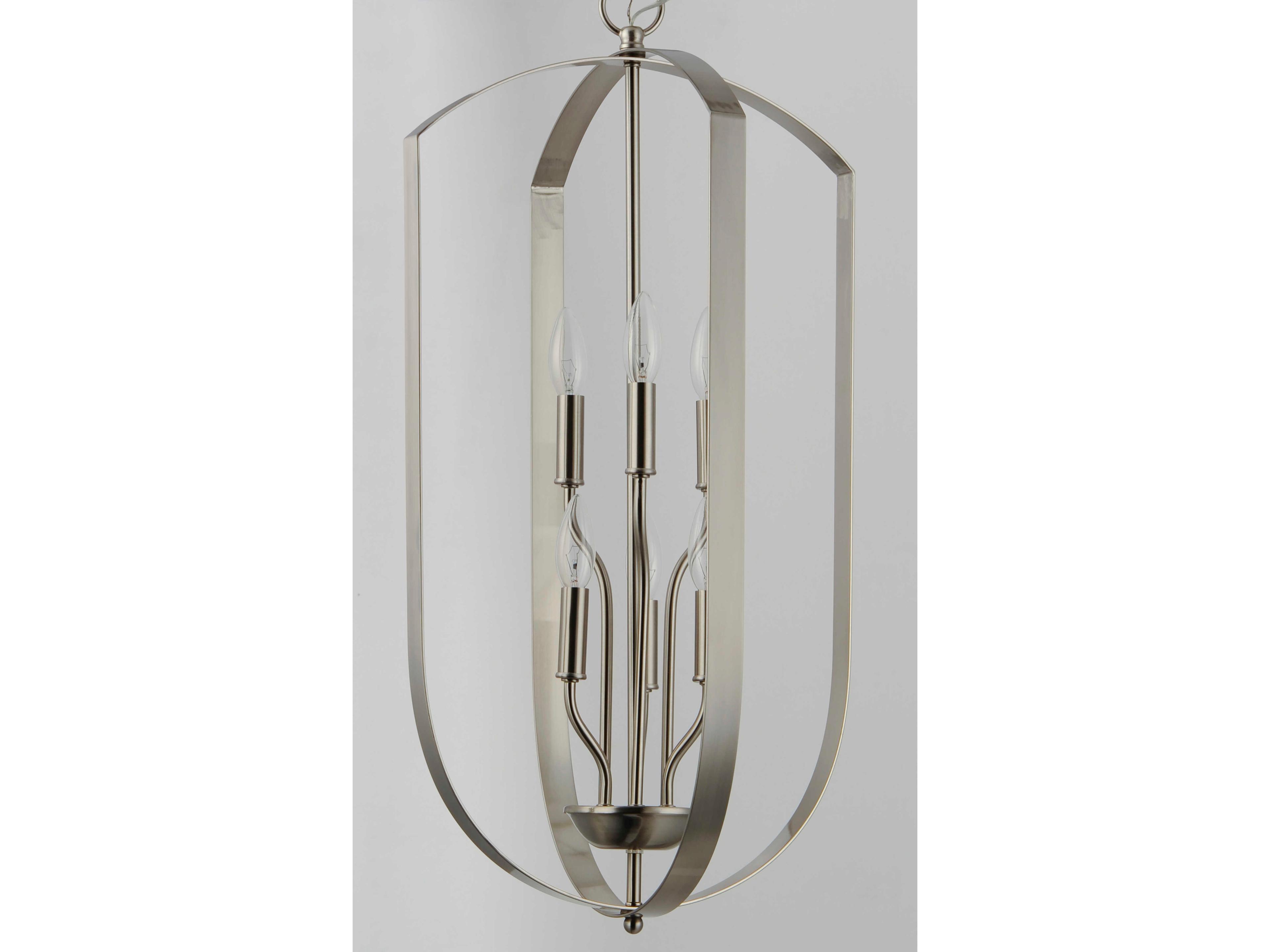 Maxim Lighting Provident 6-Light Satin Nickel Chandelier