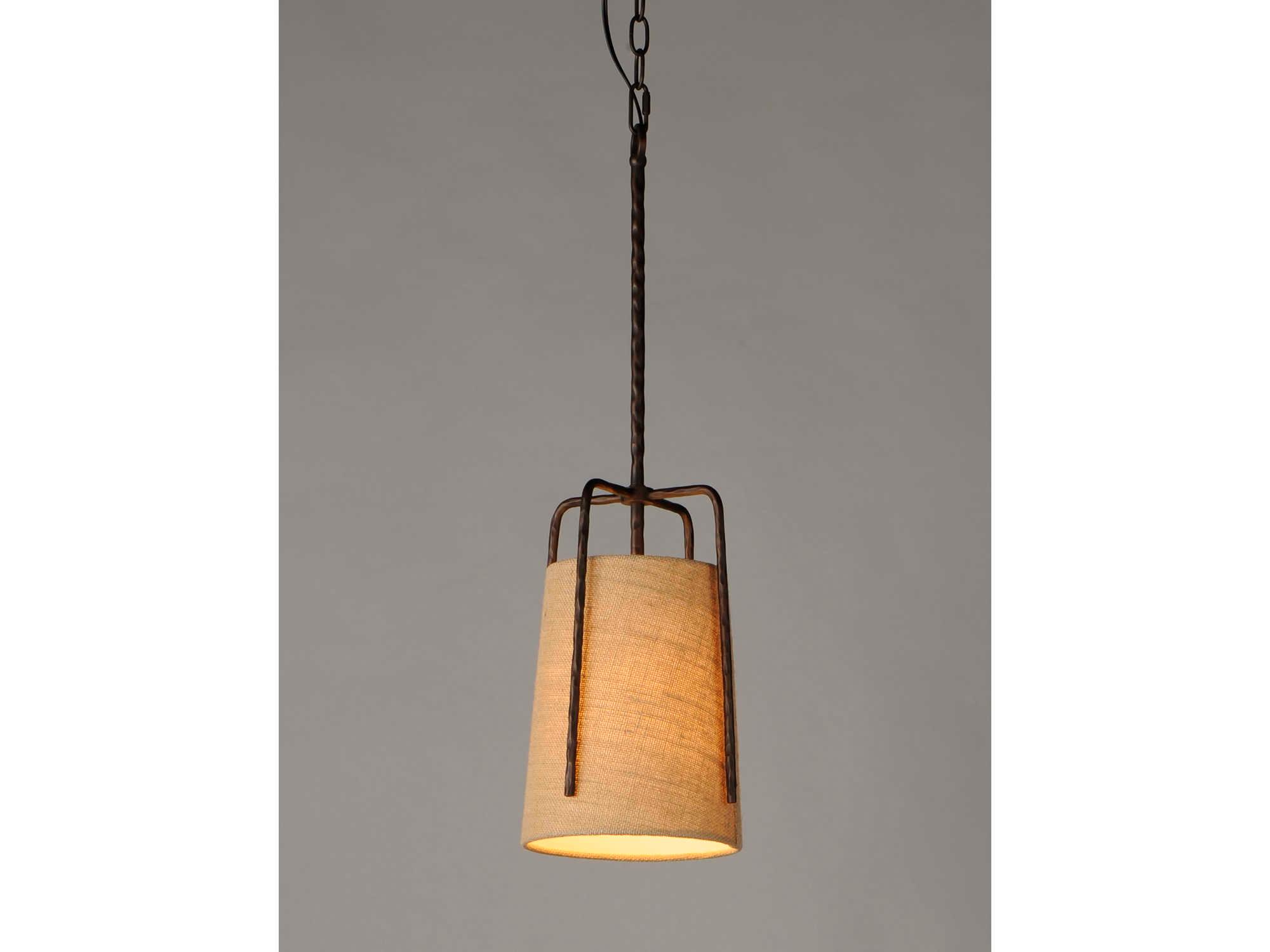 Maxim Lighting Pitchfork 1-Light Oil Rubbed Bronze Bell Mini Pendant