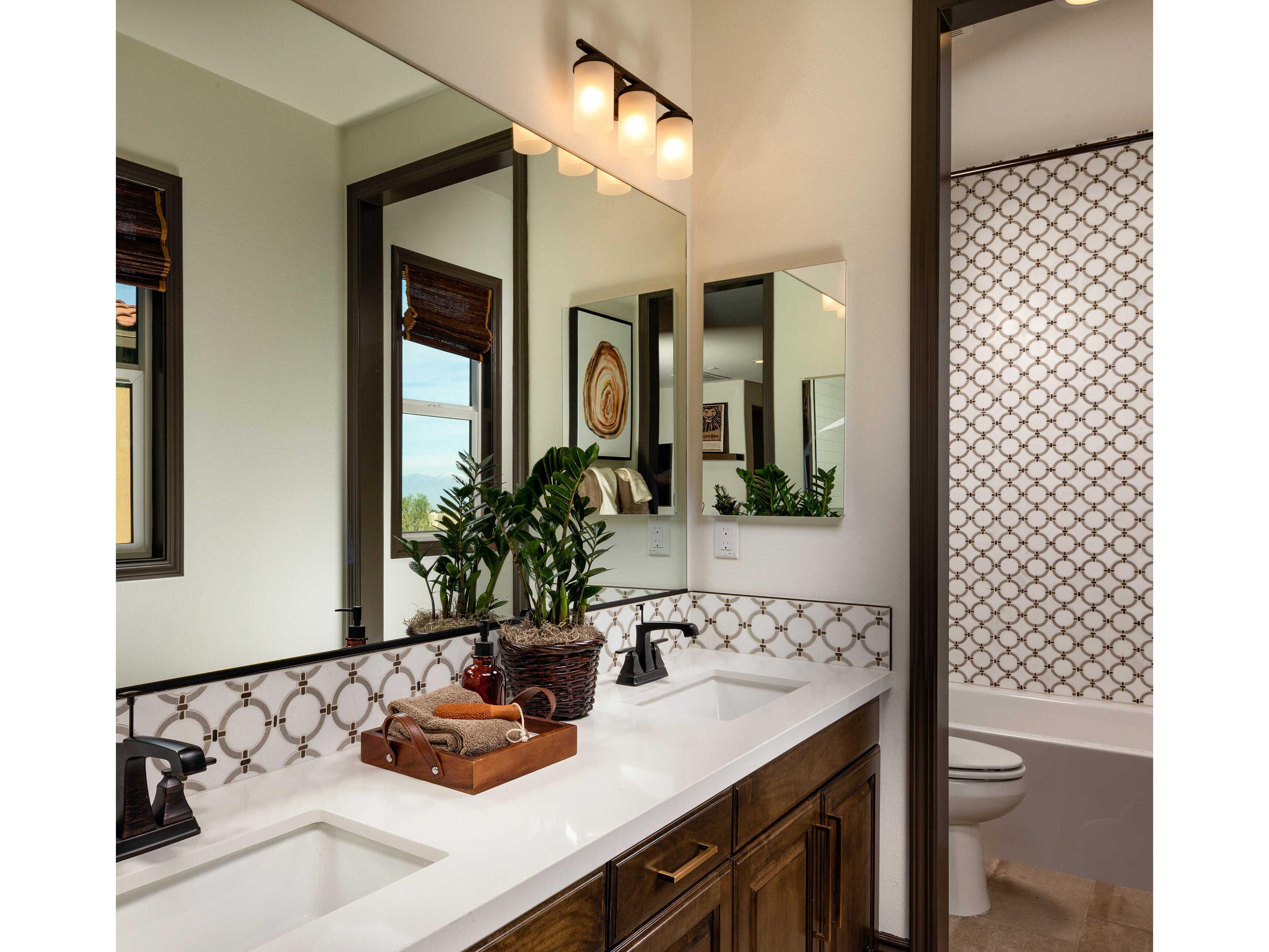 Maxim Lighting Corona 3-Light Oil Rubbed Bronze Glass Vanity Light