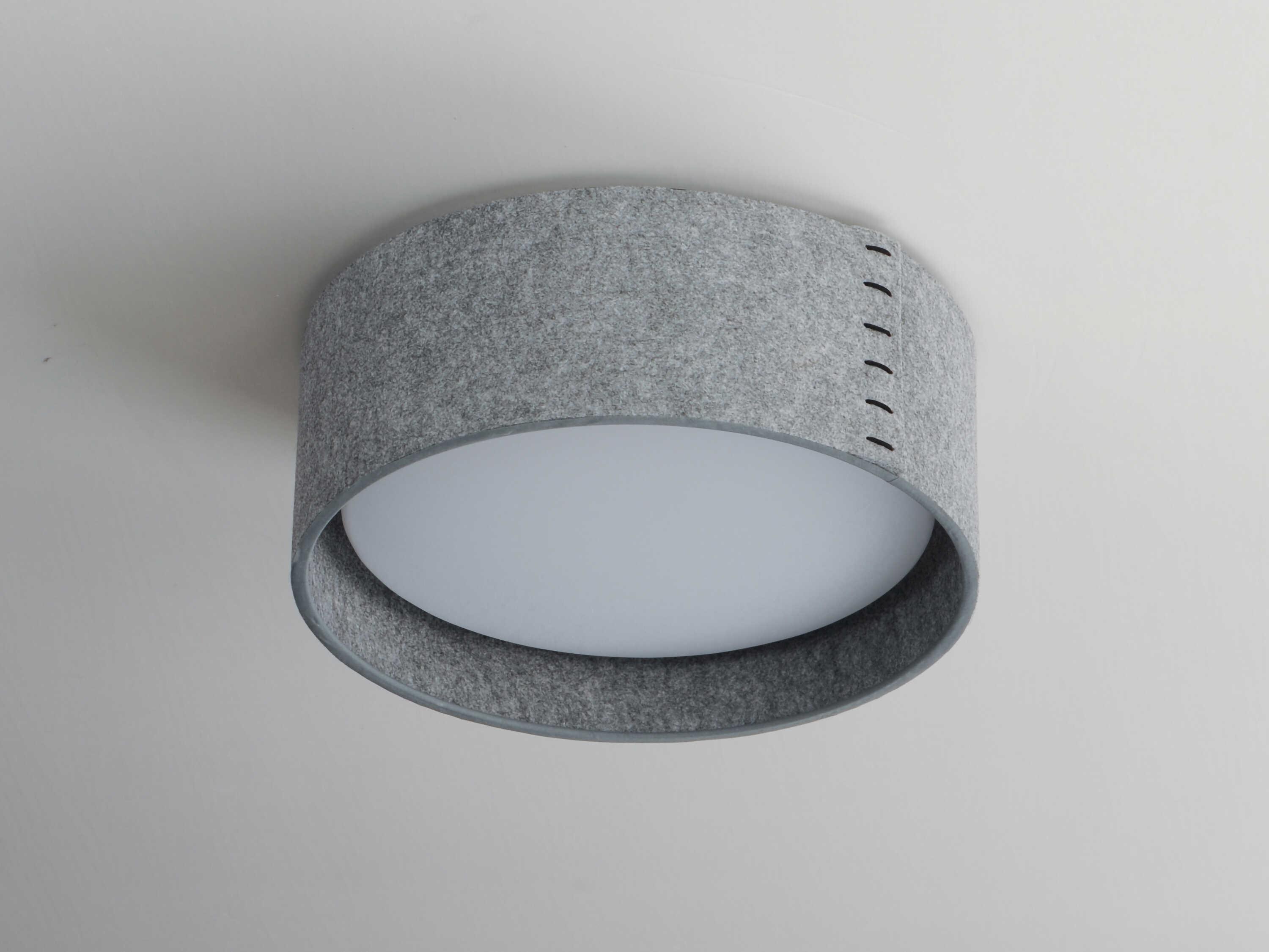 Maxim Lighting Prime 3-Light Gray LED Drum Flush Mount