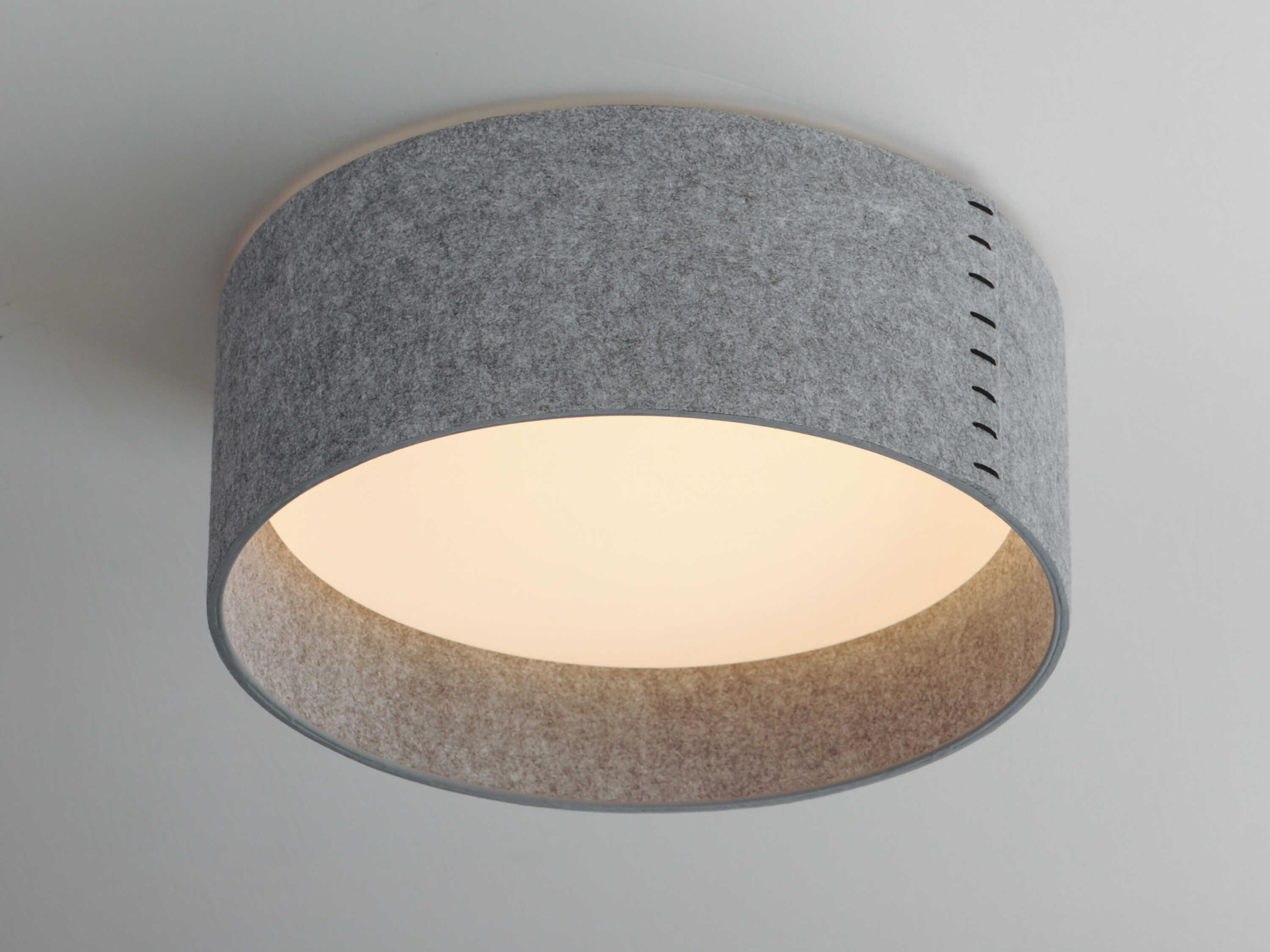 Maxim Lighting Prime 5-Light Gray LED Drum Flush Mount