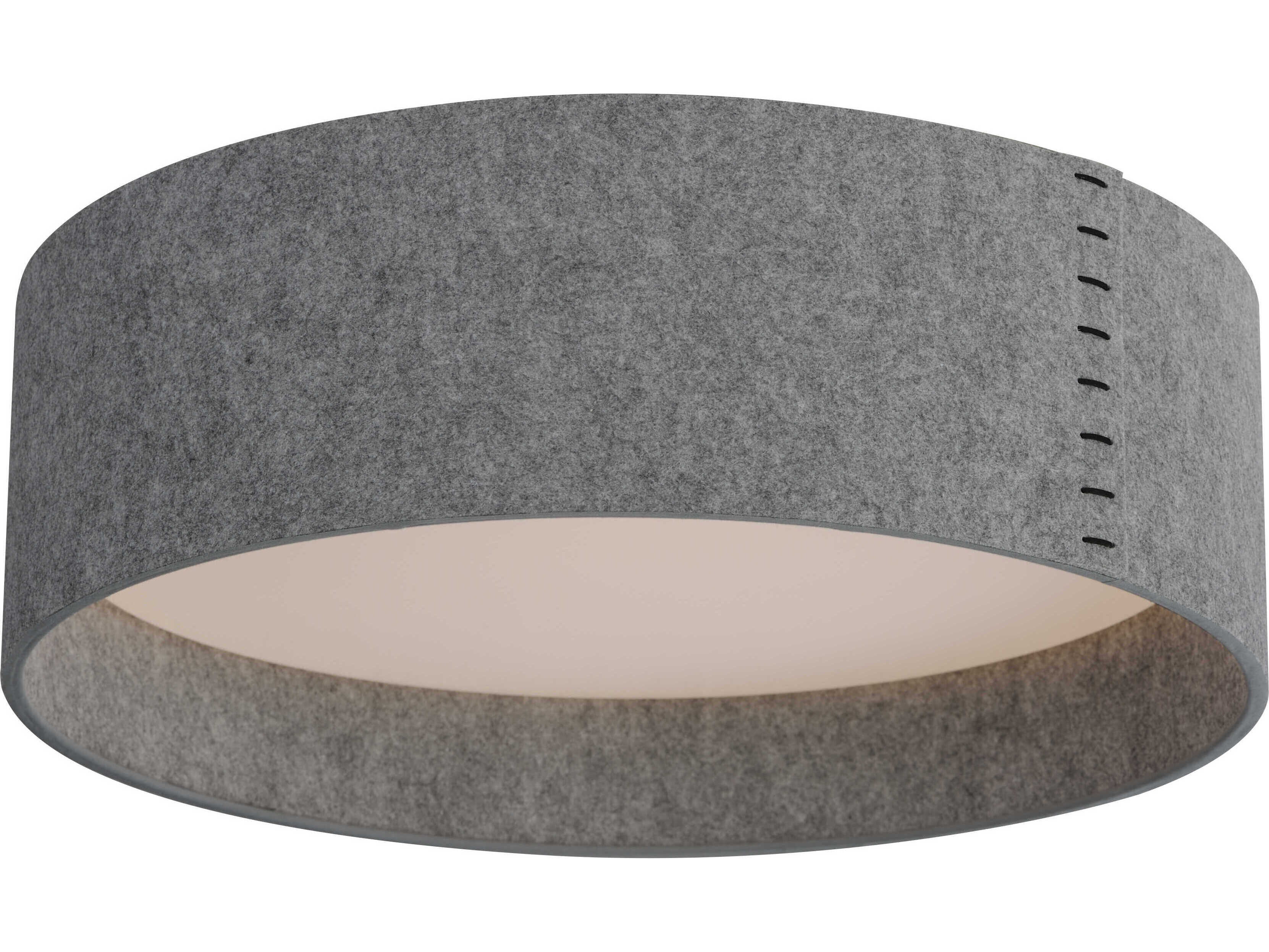 Maxim Lighting Prime 1-Light Gray LED Drum Flush Mount