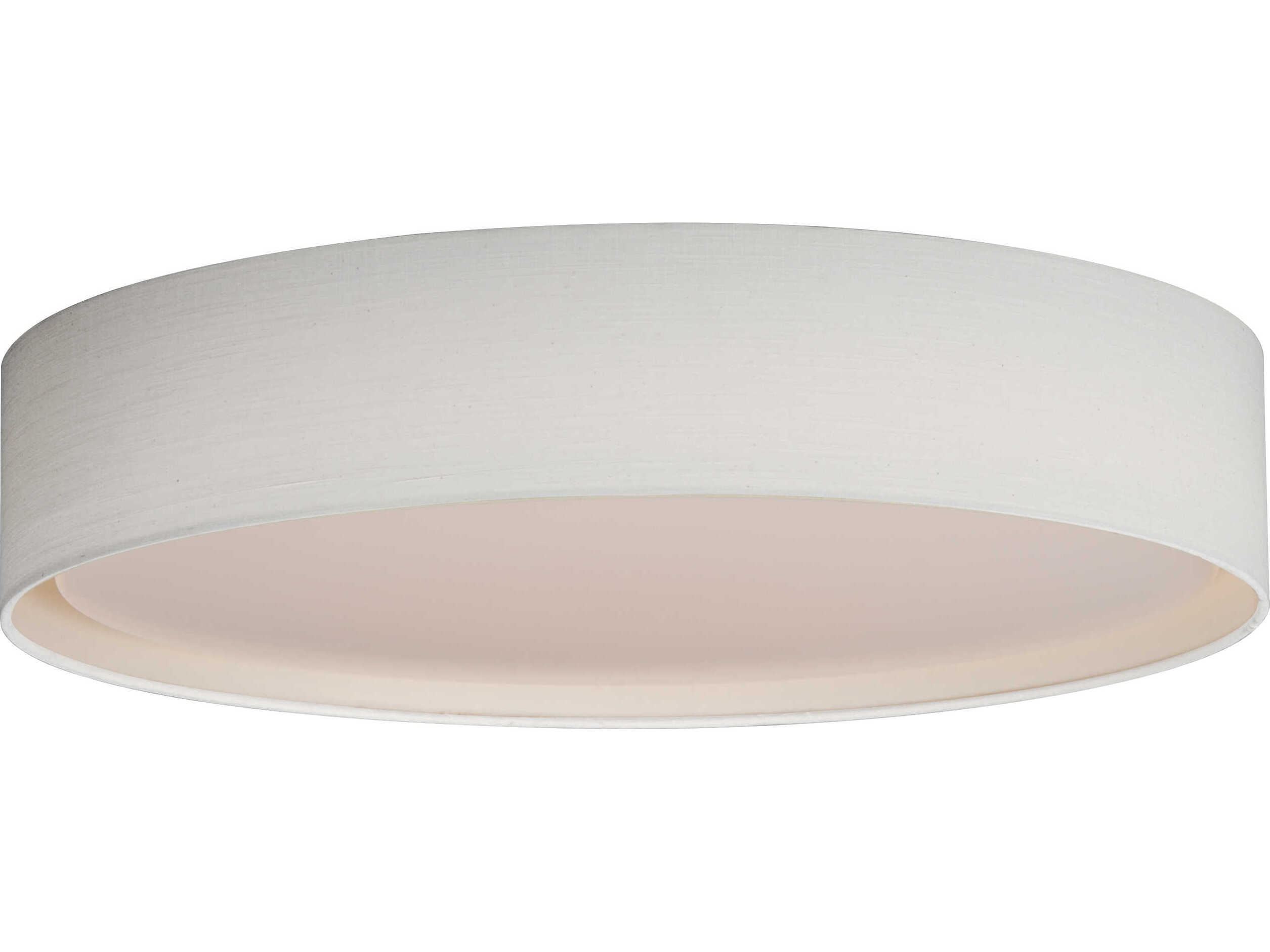 Maxim Lighting Prime 1-Light Oatmeal Off White LED Drum Flush Mount