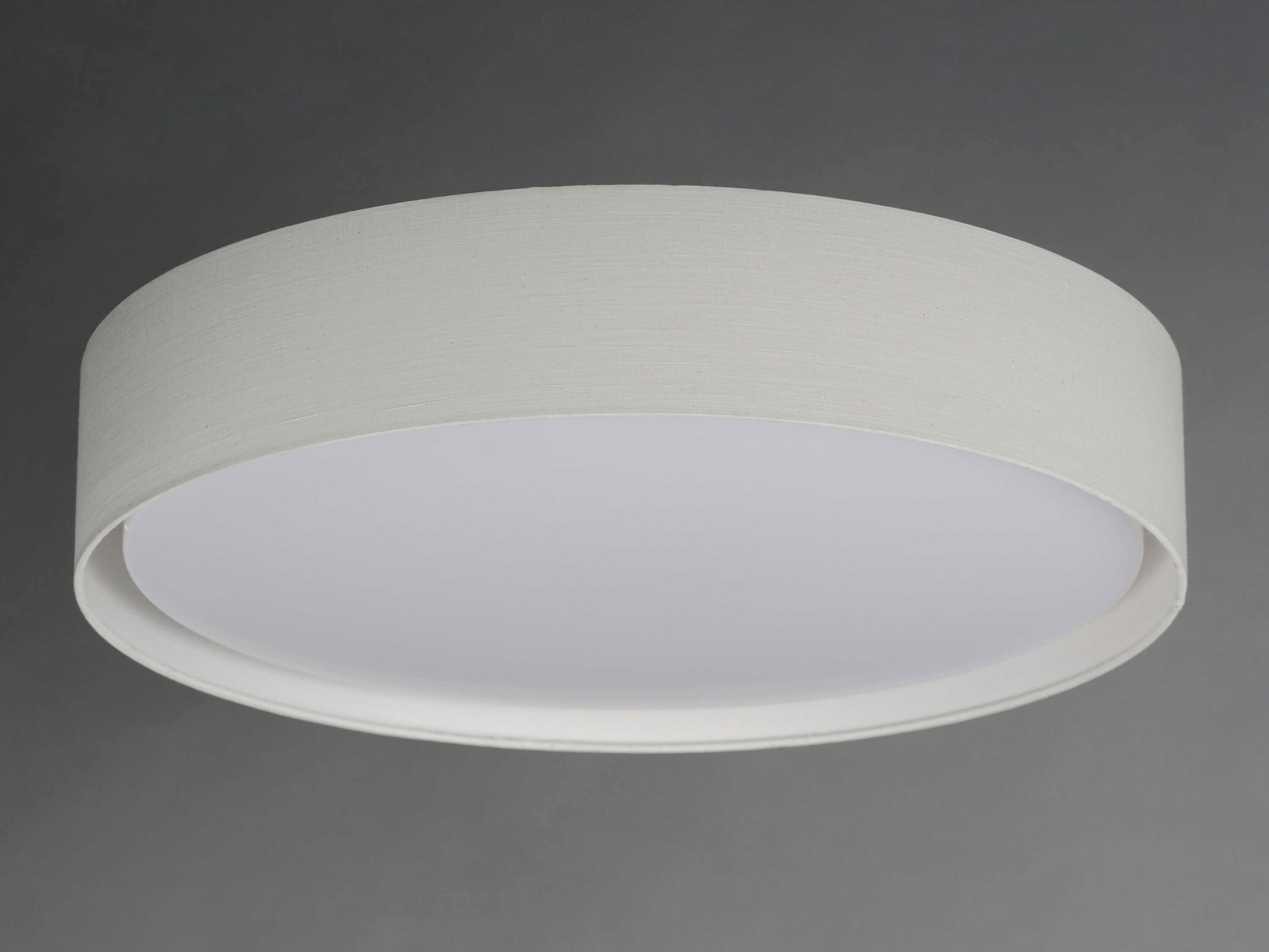 Maxim Lighting Prime 1-Light Oatmeal Off White LED Drum Flush Mount