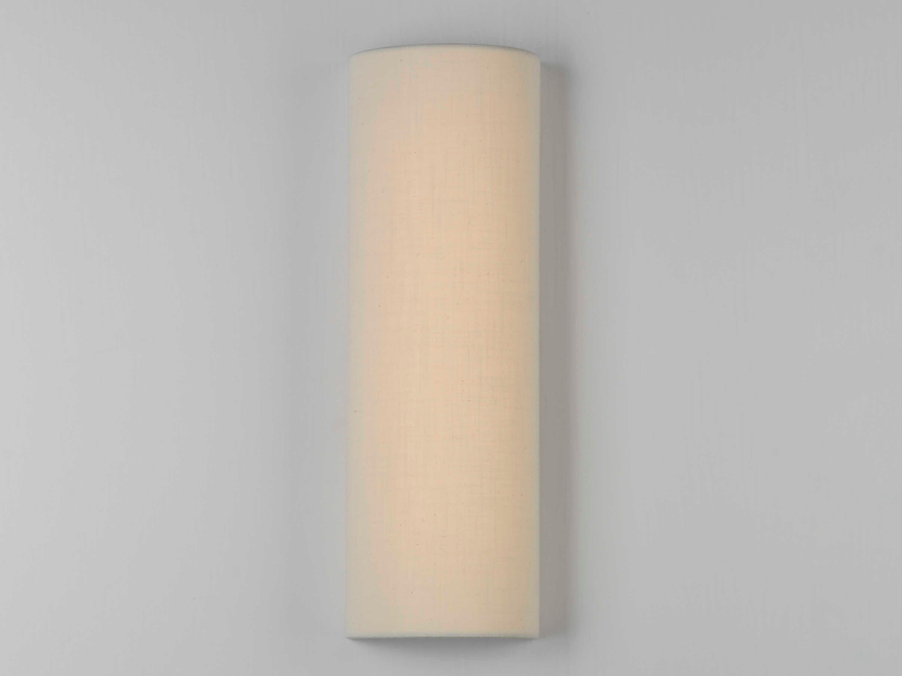 Maxim Lighting Prime 1-Light Oatmeal Linen White LED Wall Sconce