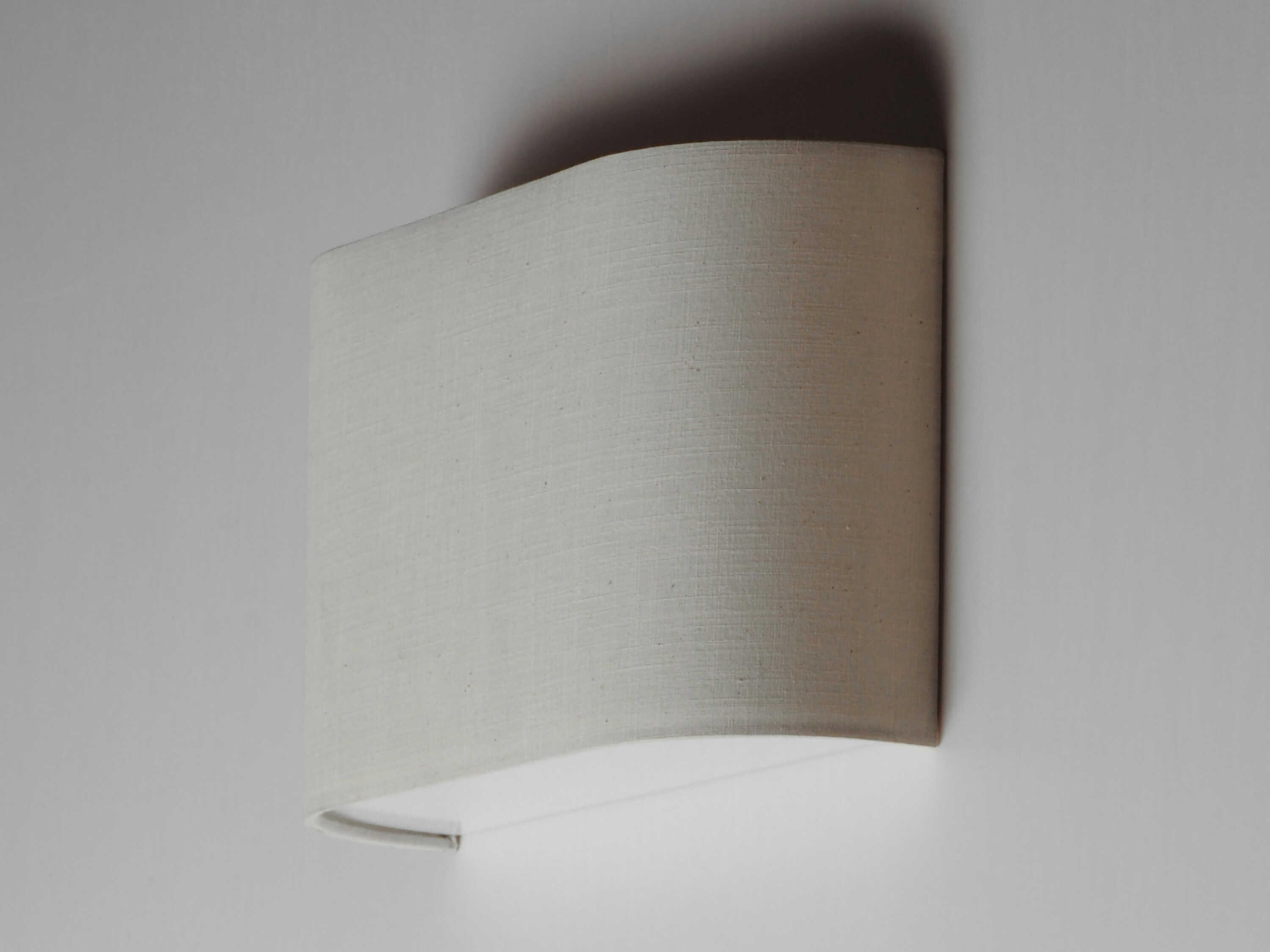 Maxim Lighting Prime 1-Light Oatmeal Linen White Wall Sconce