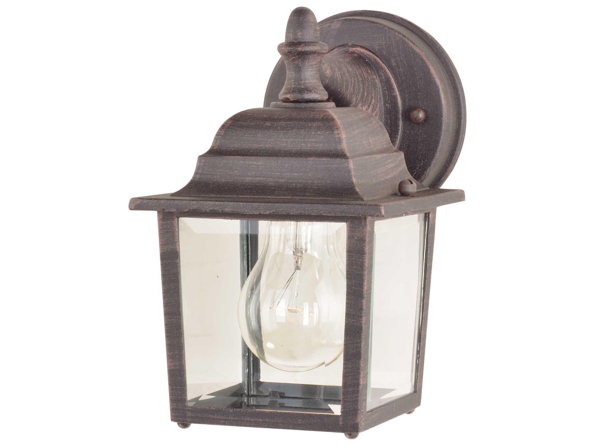 Maxim Lighting Builder Cast & Clear Glass Outdoor Wall Light