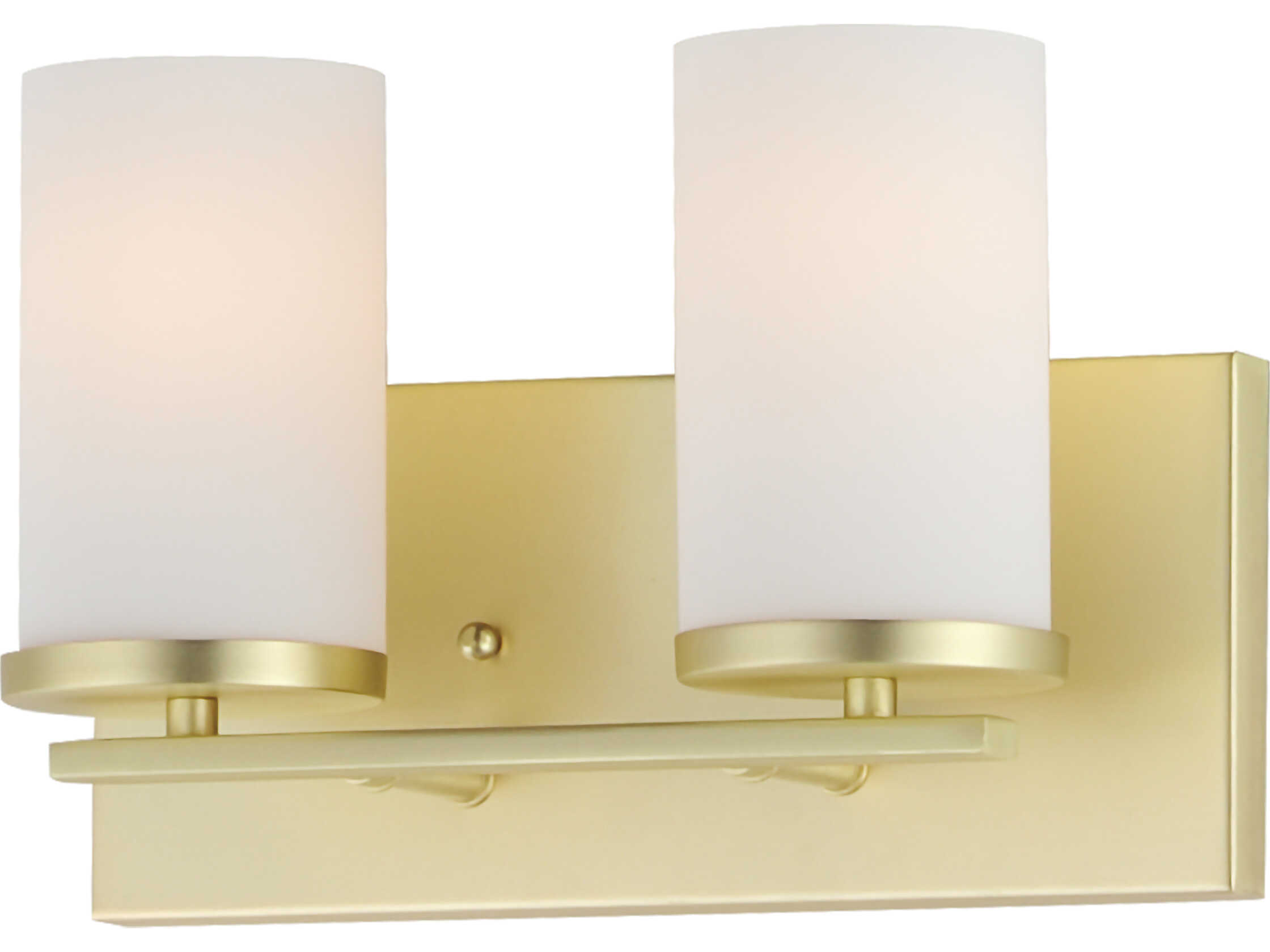 Maxim Lighting Lateral 2-Light Satin Brass Vanity Light