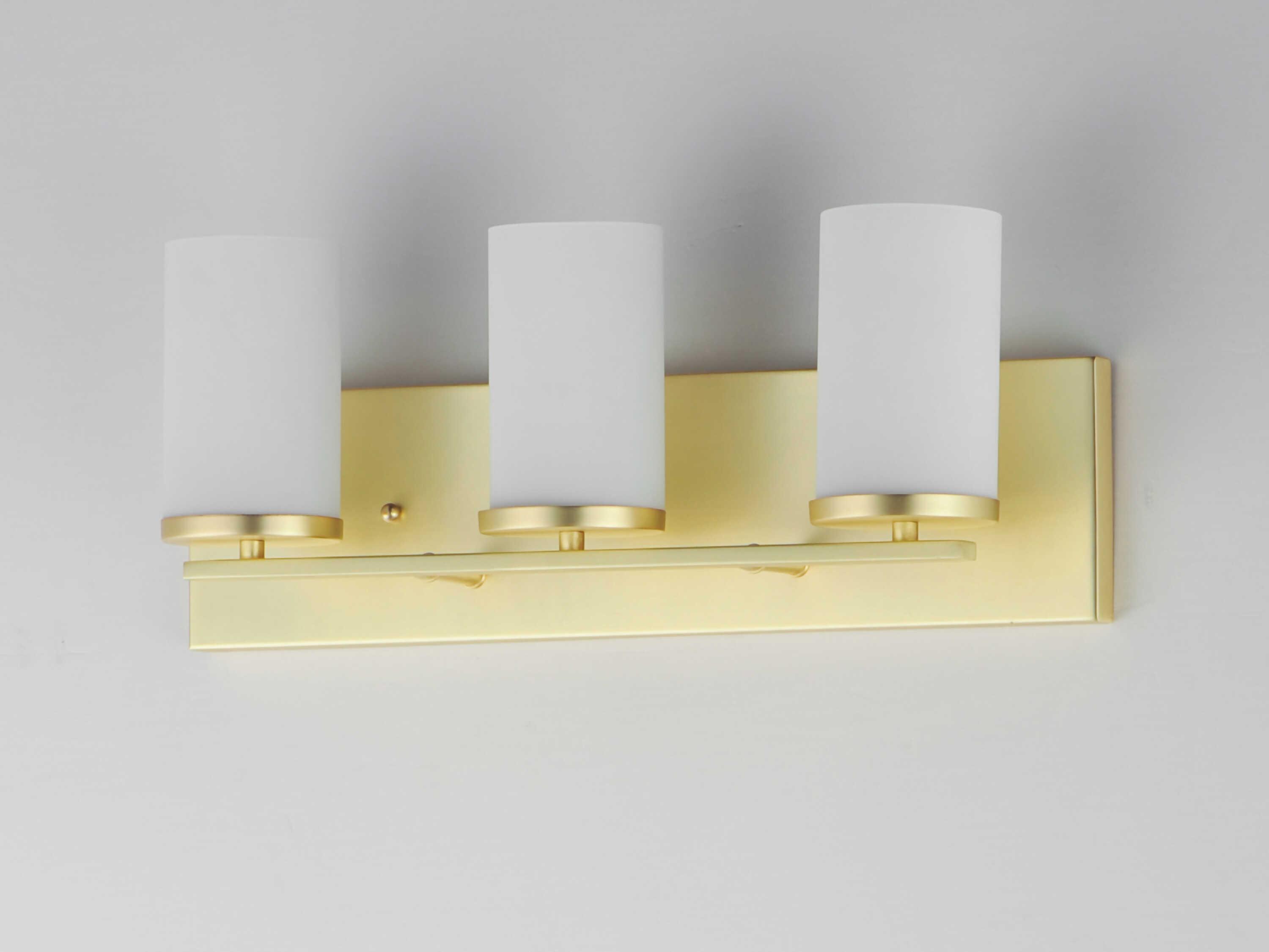 Maxim Lighting Lateral 3-Light Satin Brass Vanity Light
