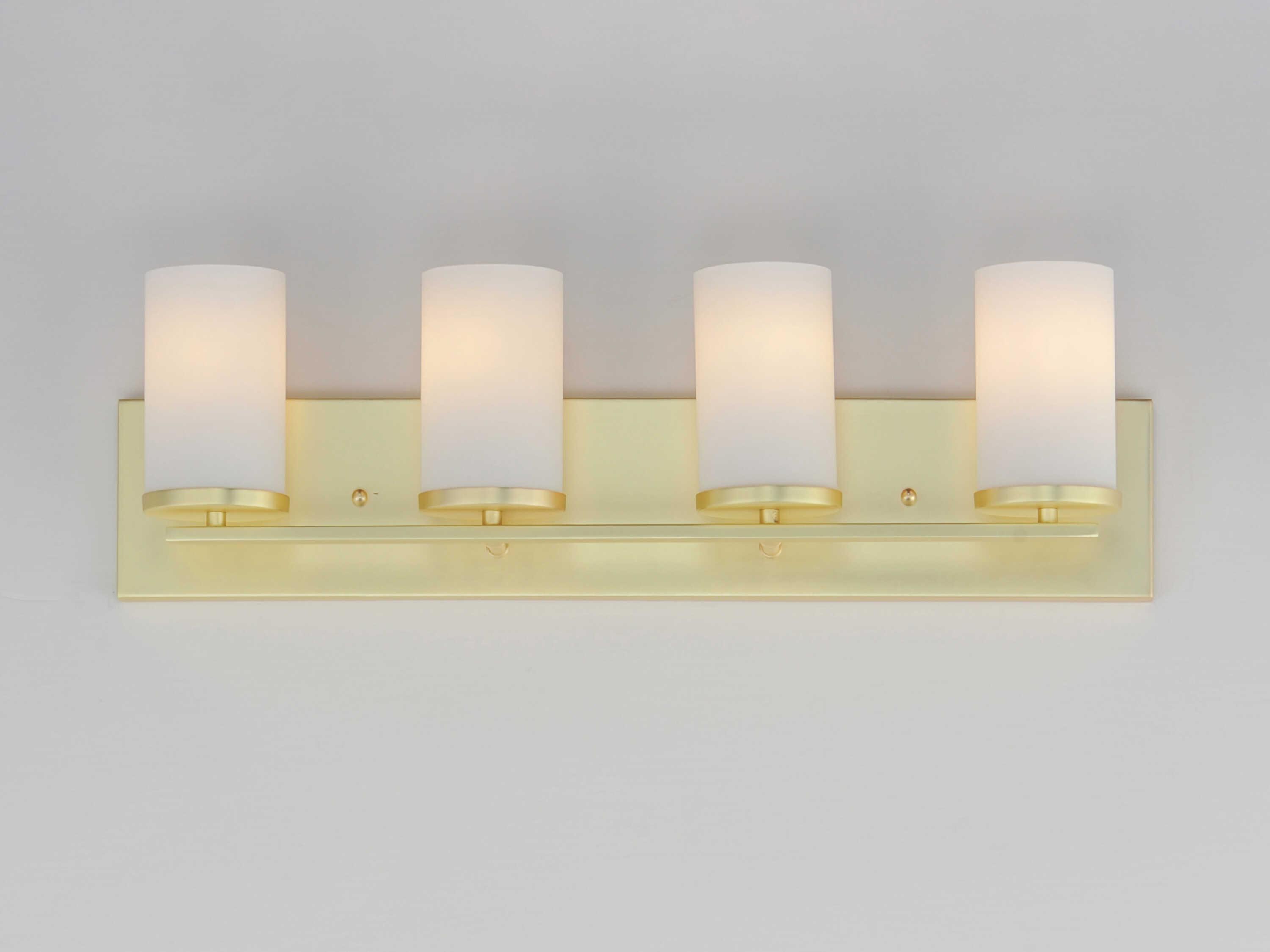 Maxim Lighting Lateral 4-Light Satin Brass Vanity Light