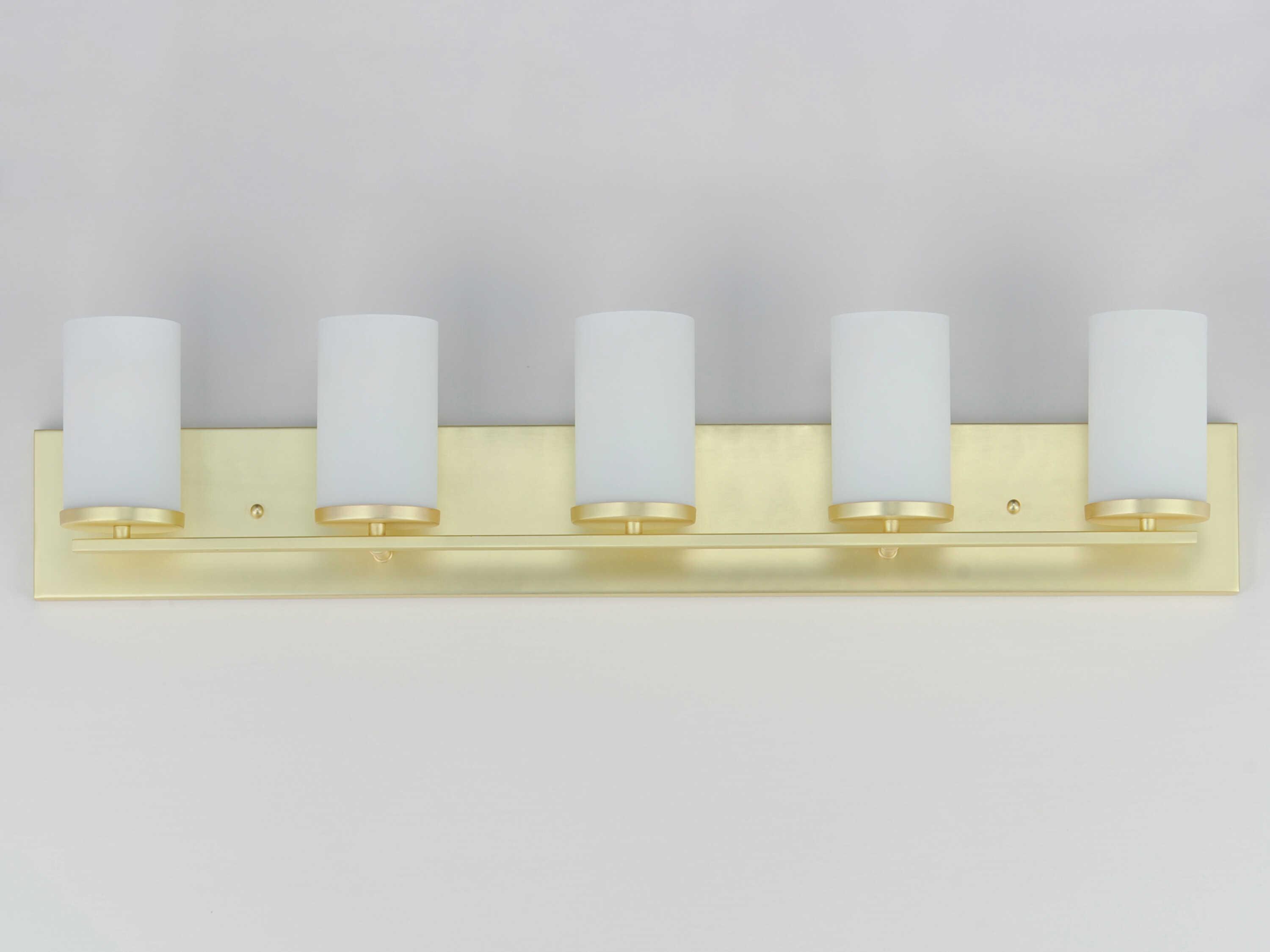 Maxim Lighting Lateral 5-Light Satin Brass Vanity Light