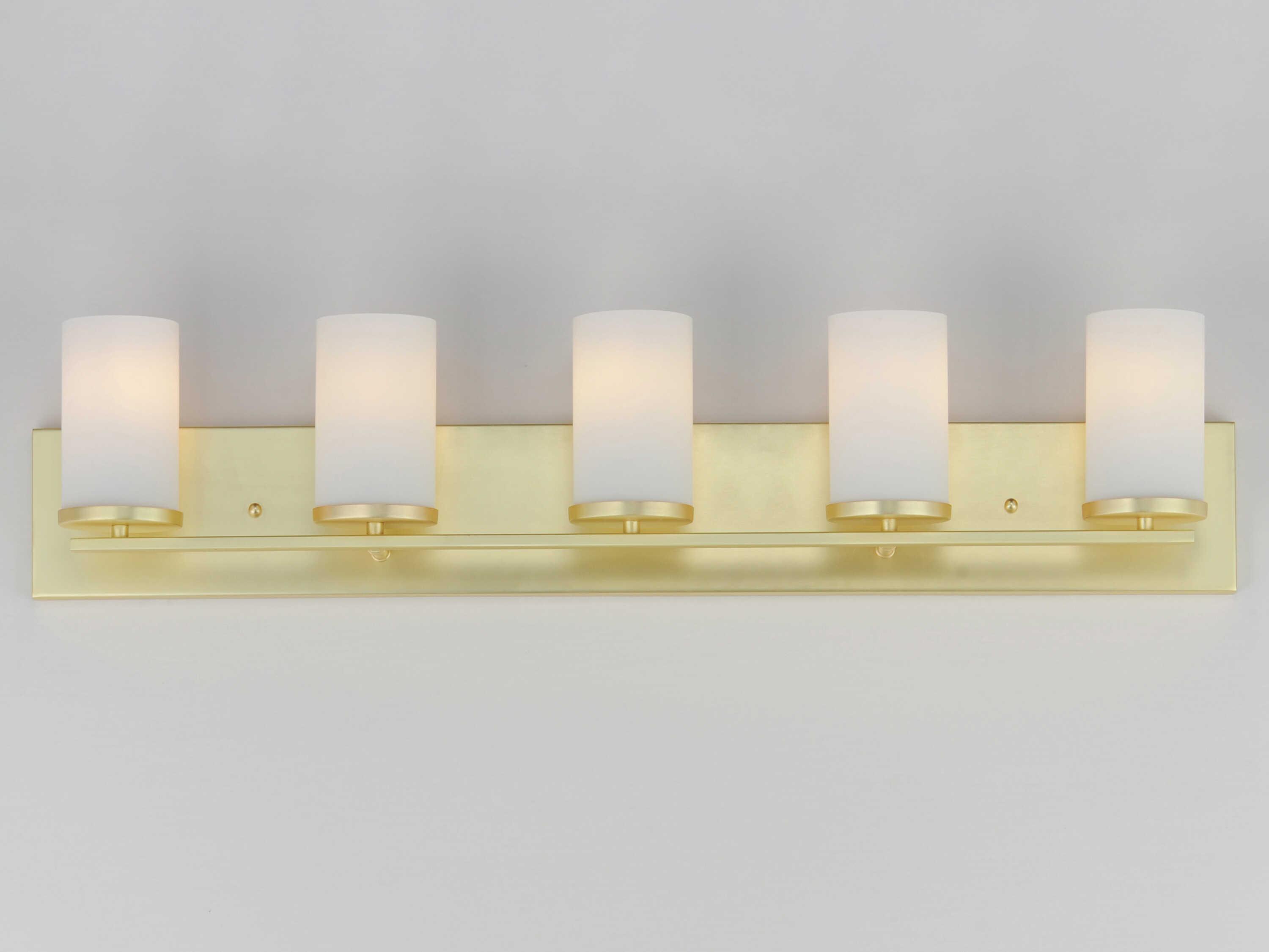 Maxim Lighting Lateral 5-Light Satin Brass Vanity Light