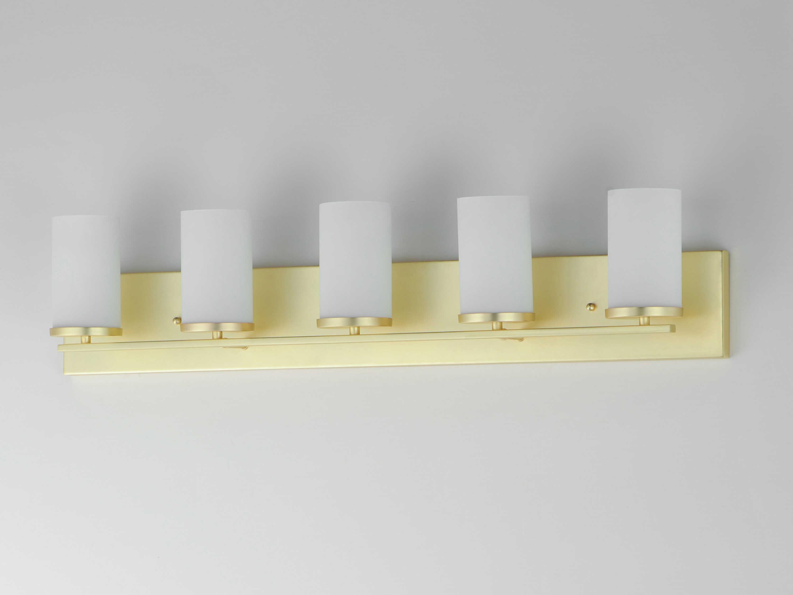 Maxim Lighting Lateral 5-Light Satin Brass Vanity Light