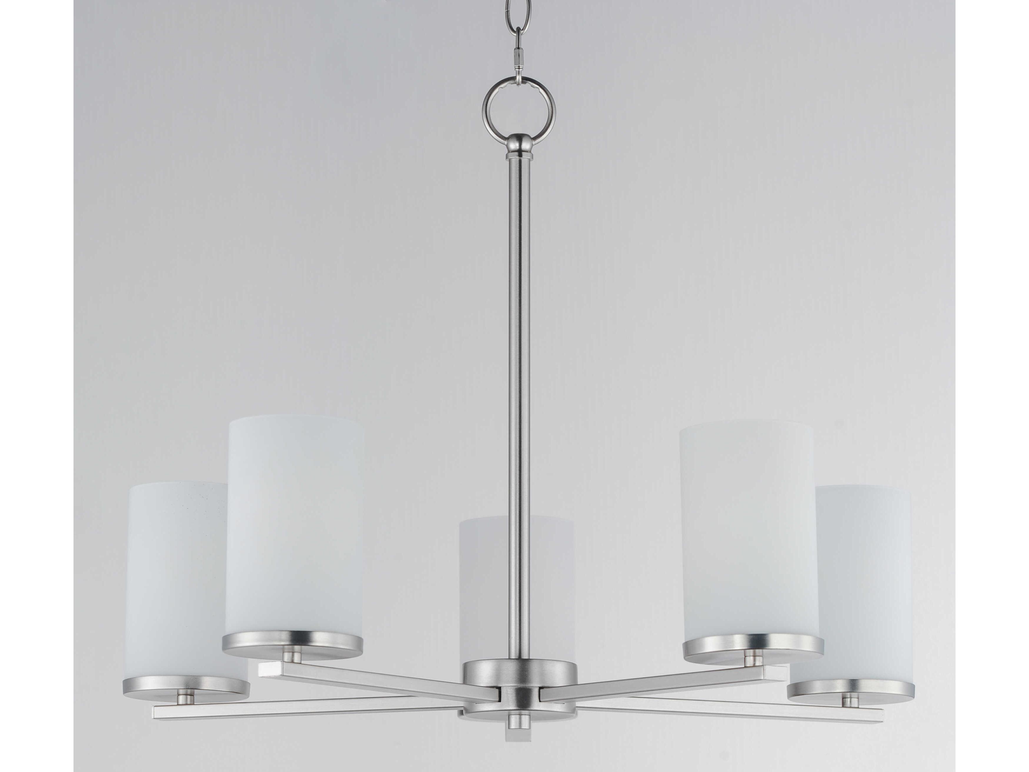 Maxim Lighting Lateral 5-Light Satin Nickel Cylinder Chandelier