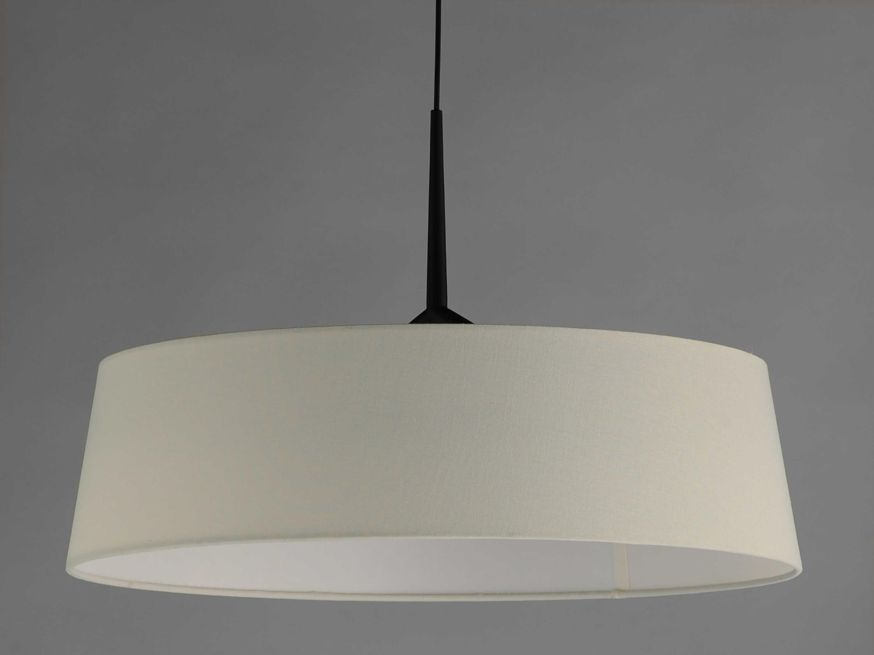 Maxim Lighting Paramount 1-Light Natural Aged Brass Drum Round Pendant