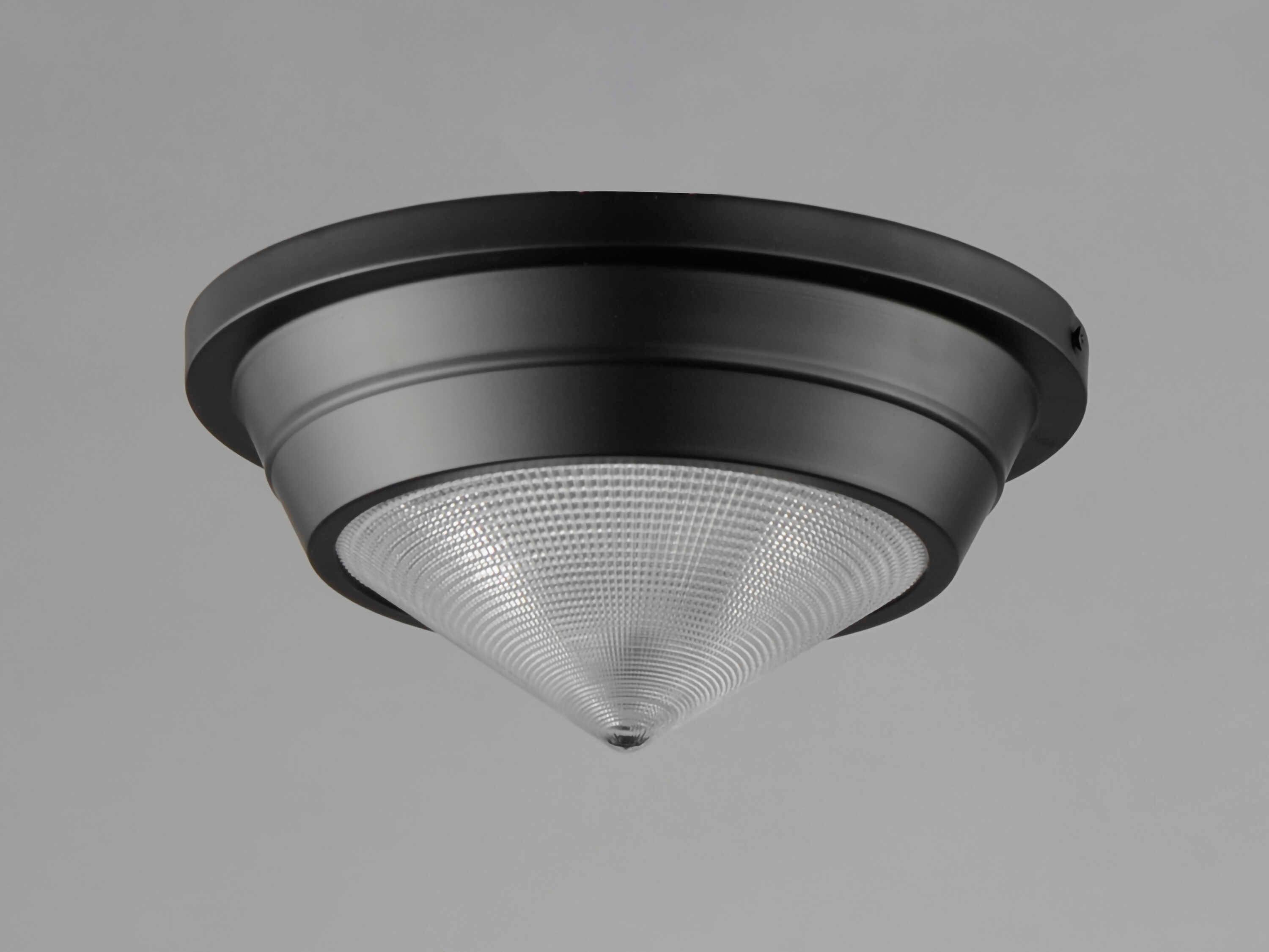Maxim Lighting Hargreaves 1-Light Black Flush Mount