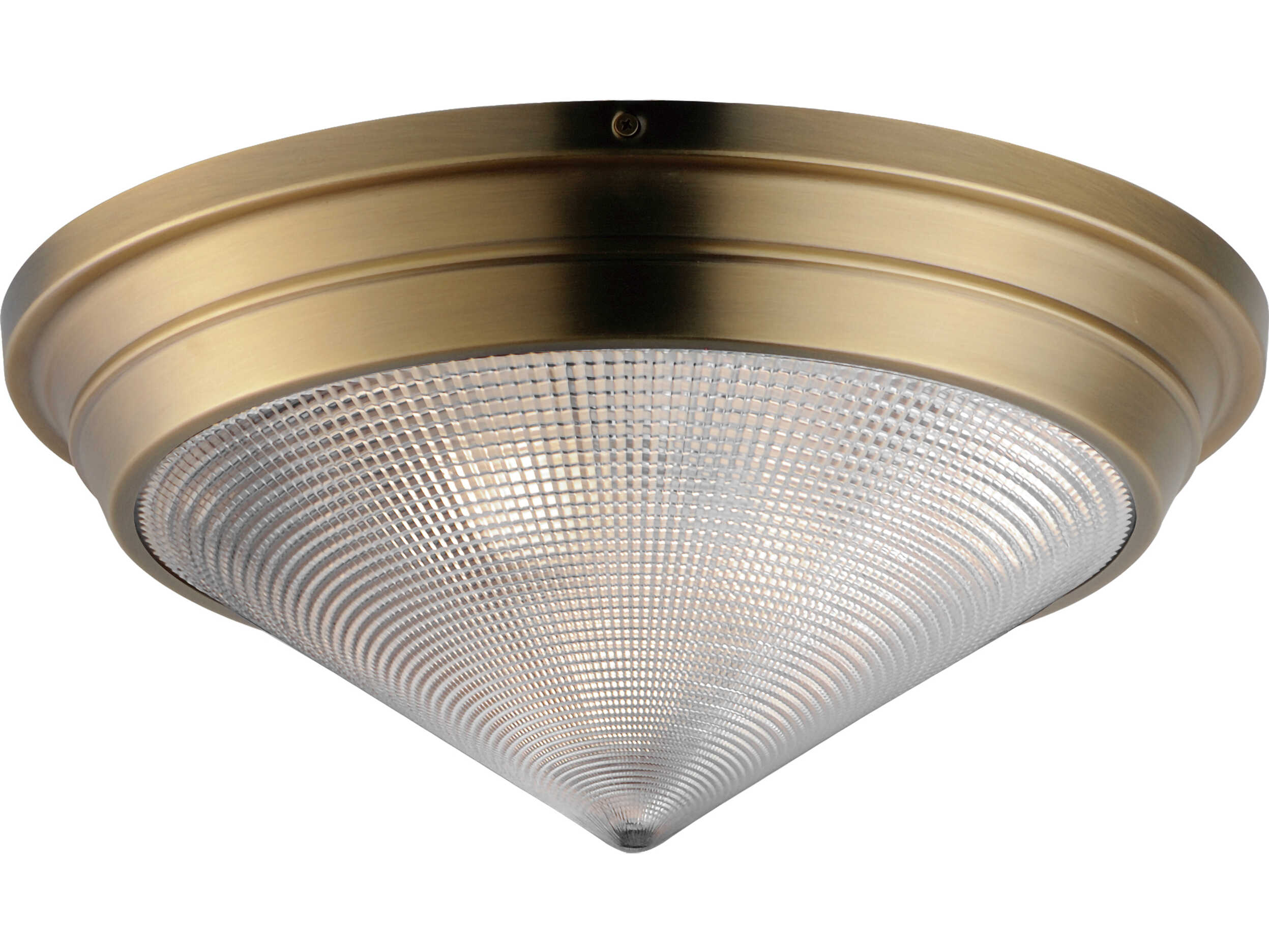 Maxim Lighting Hargreaves 3-Light Natural Aged Brass Flush Mount