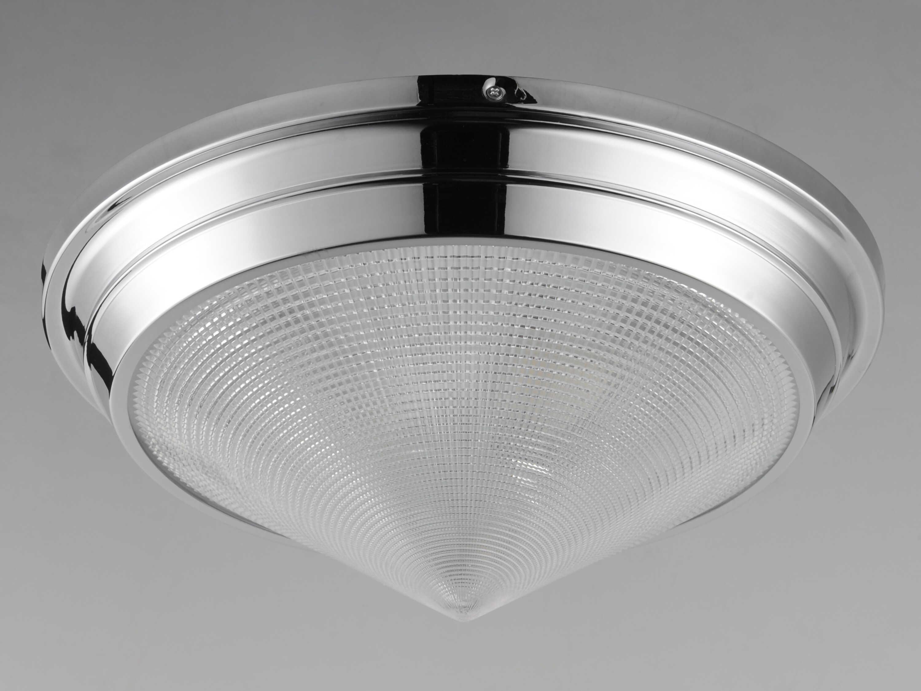 Maxim Lighting Hargreaves 3-Light Polished Nickel Flush Mount