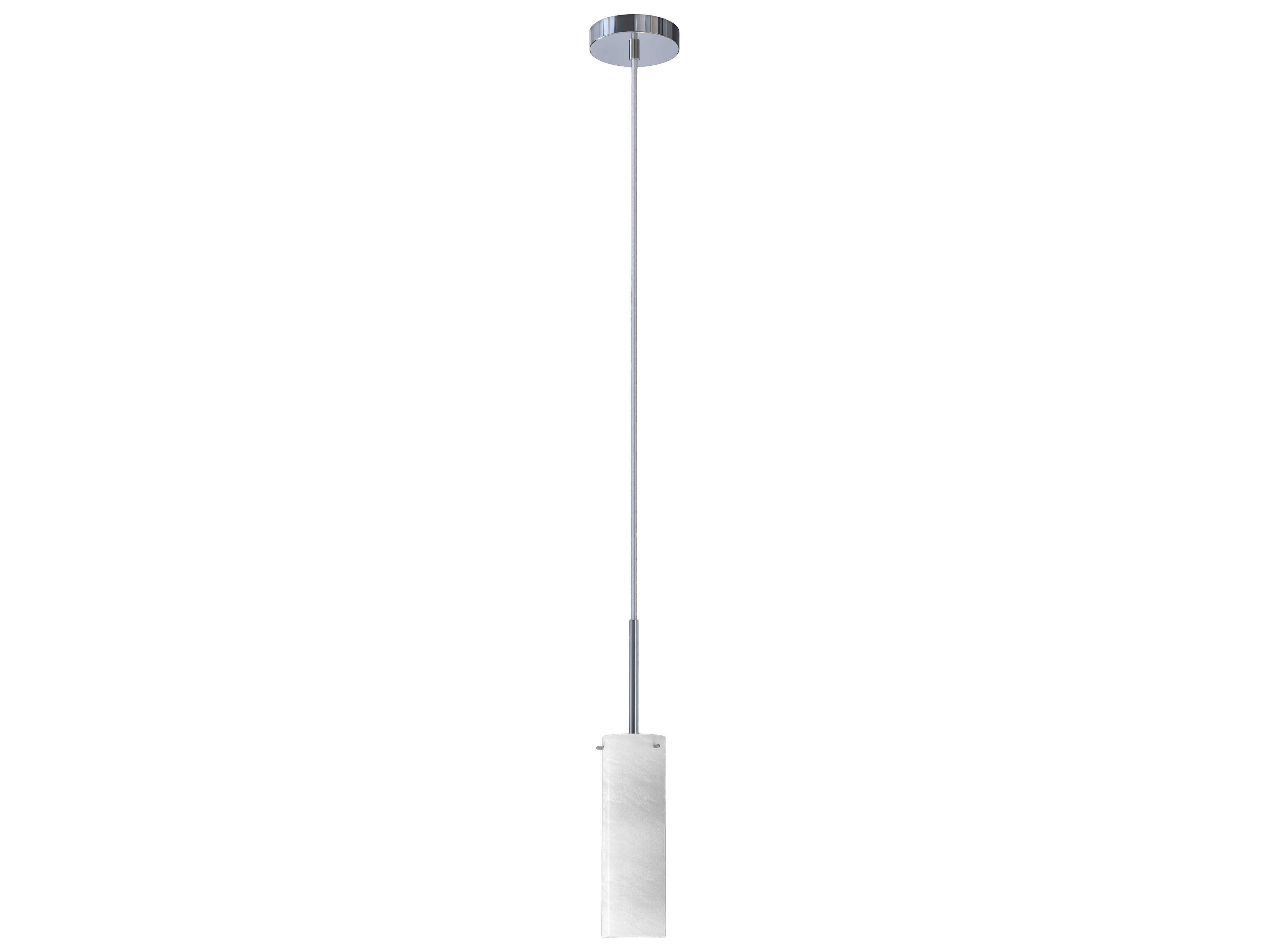 Maxim Lighting Blizzard 1-Light Polished Chrome Cylinder Mini Pendant