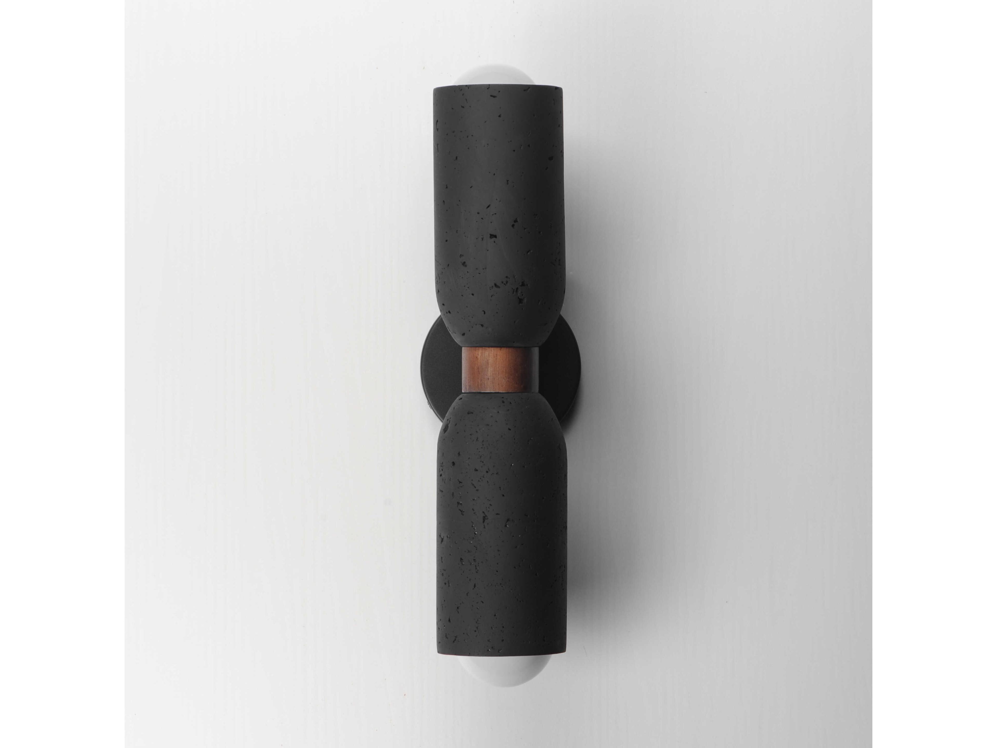 Maxim Lighting Pompeii 2-Light Lava Black Wall Sconce