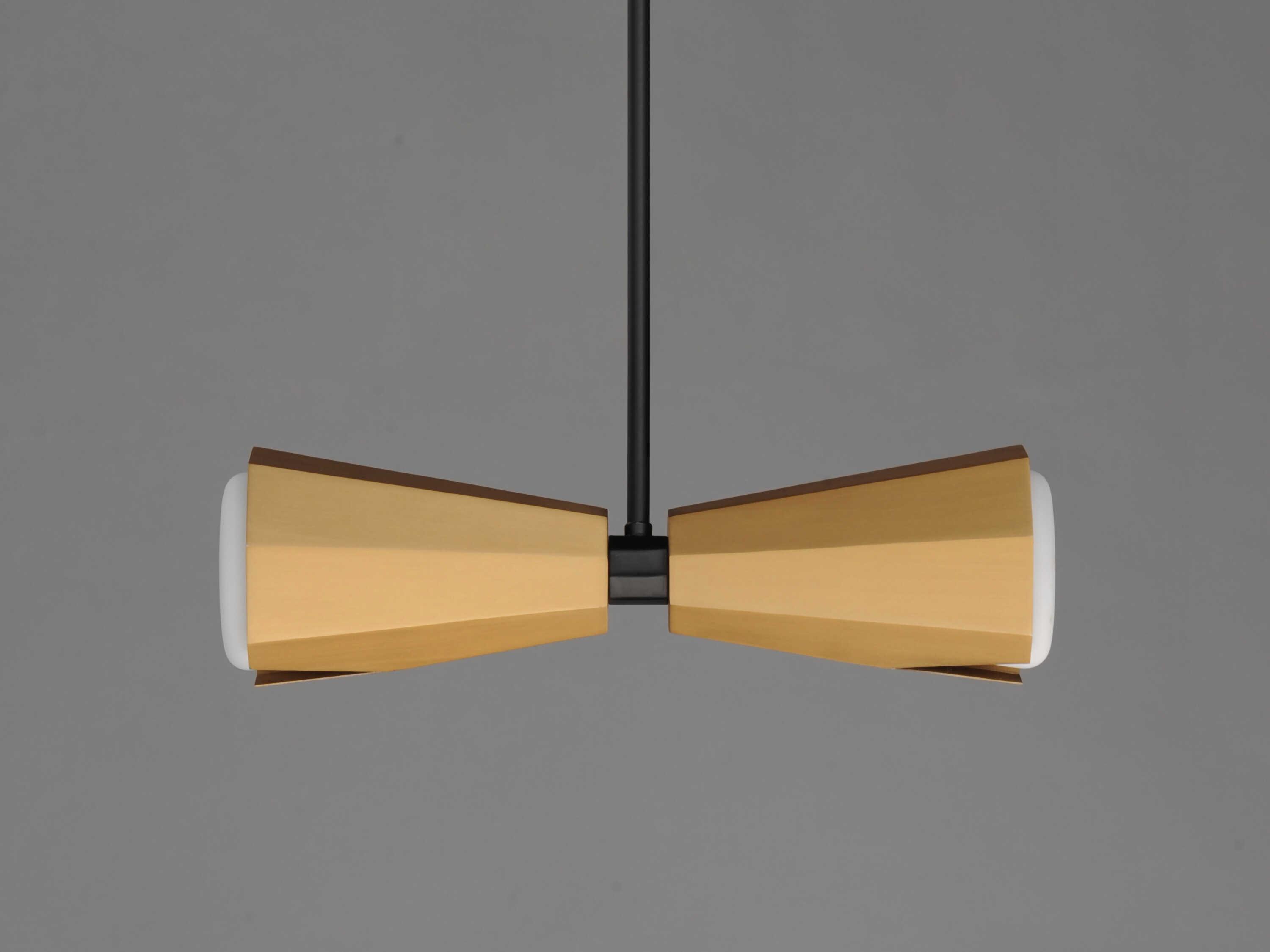 Maxim Lighting Rizzo 2-Light Black Antique Brass Island Pendant