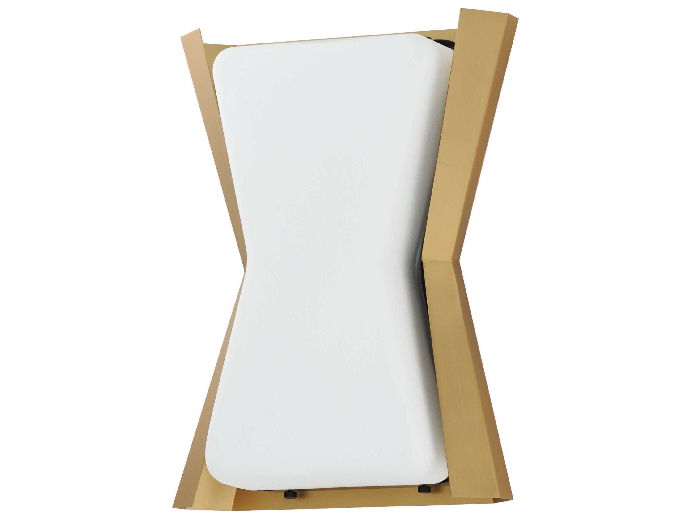 Maxim Lighting Rizzo 2-Light Black Antique Brass Flush Mount