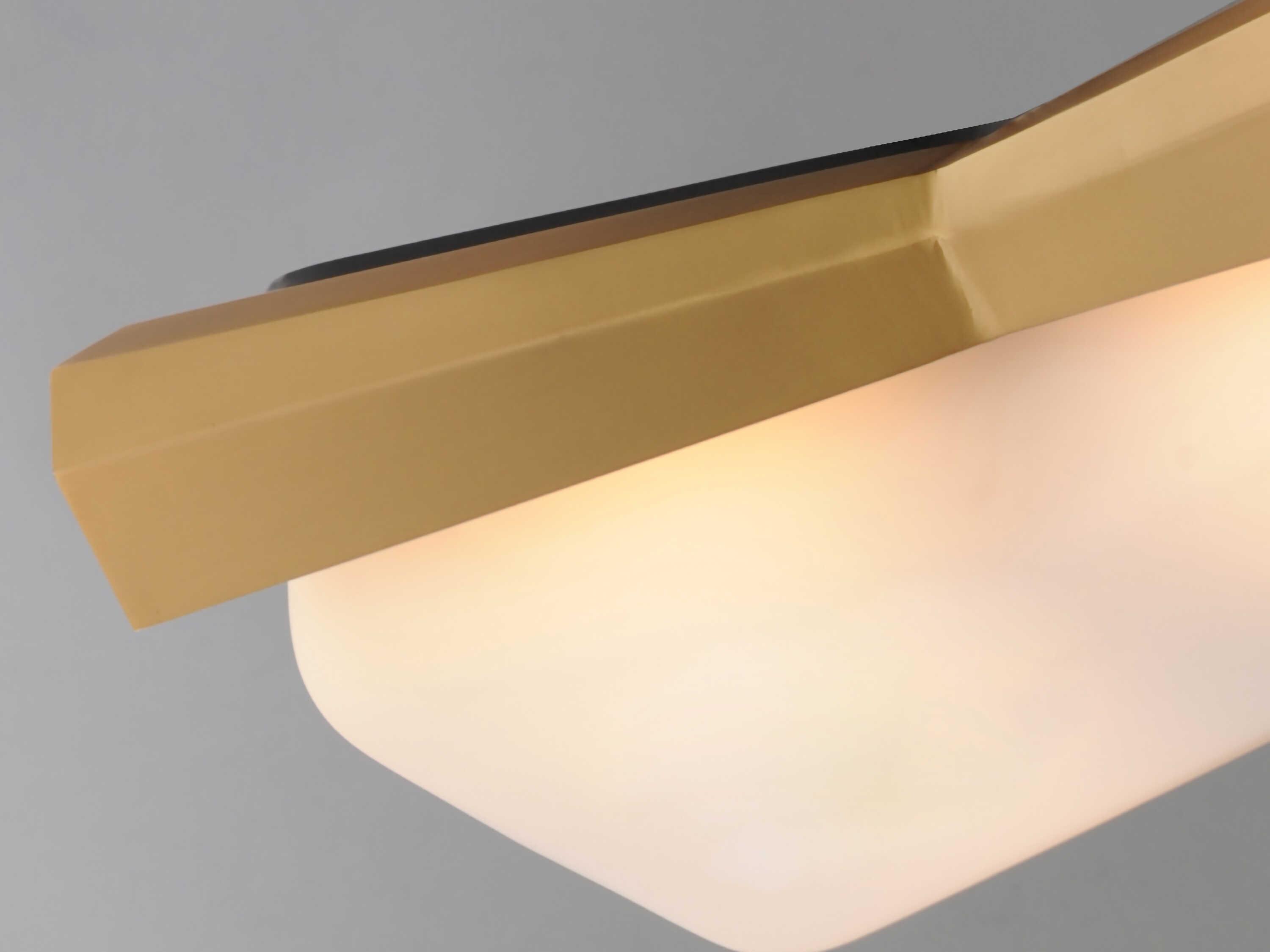 Maxim Lighting Rizzo 2-Light Black Antique Brass Flush Mount