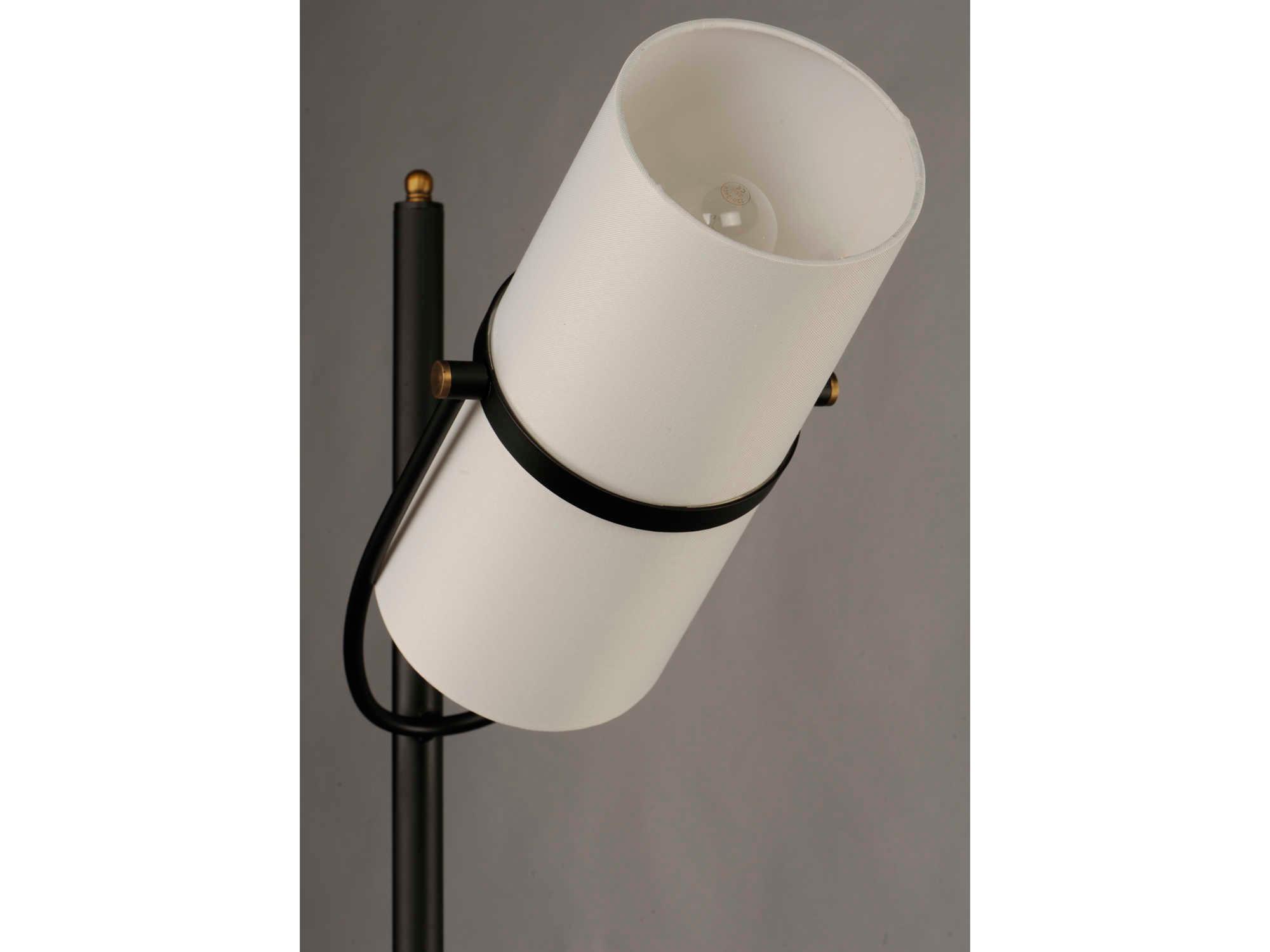 Maxim Lighting Oscar Bronze Antique Brass Floor Lamp