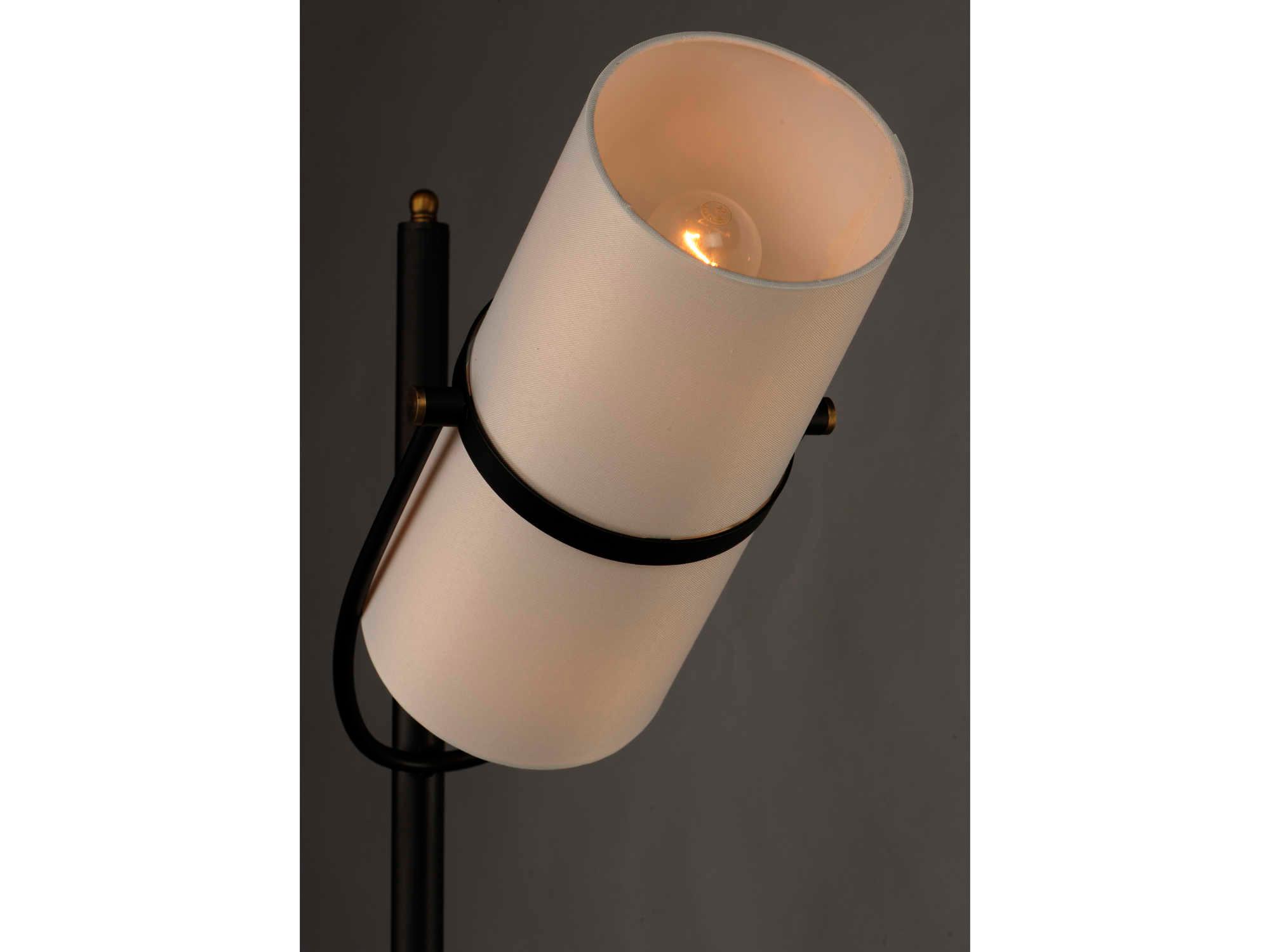 Maxim Lighting Oscar Bronze Antique Brass Floor Lamp