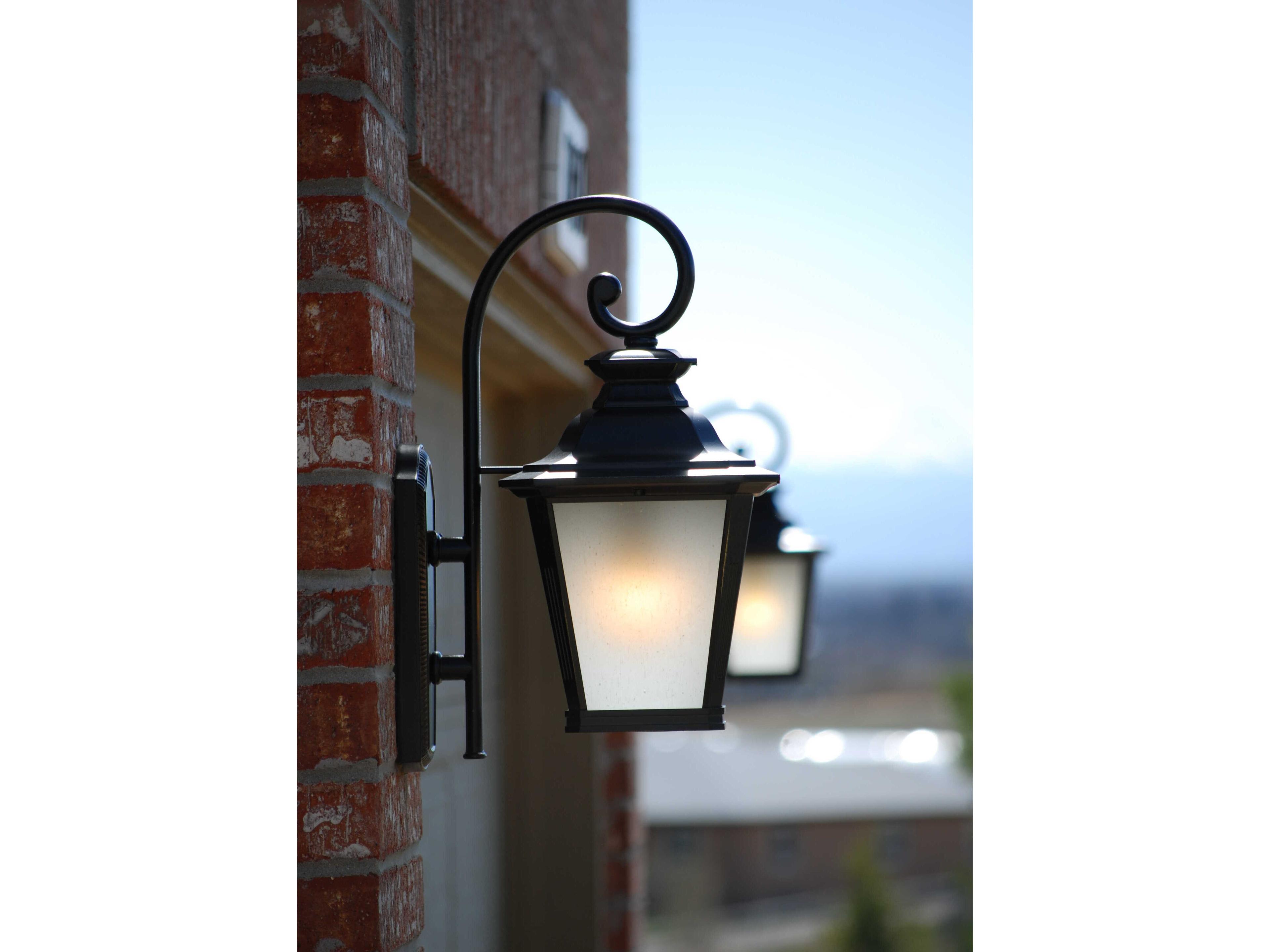Maxim Lighting Knoxville & Frosted Seedy Glass Incandescent Outdoor Wall Light