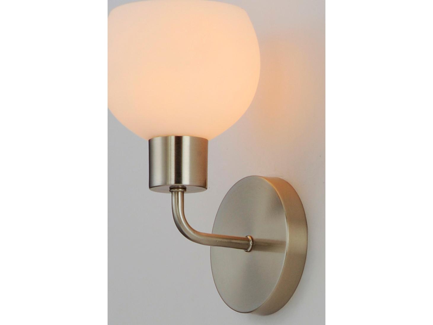 Maxim Lighting Coraline 1-light Satin Nickel Wall Sconce