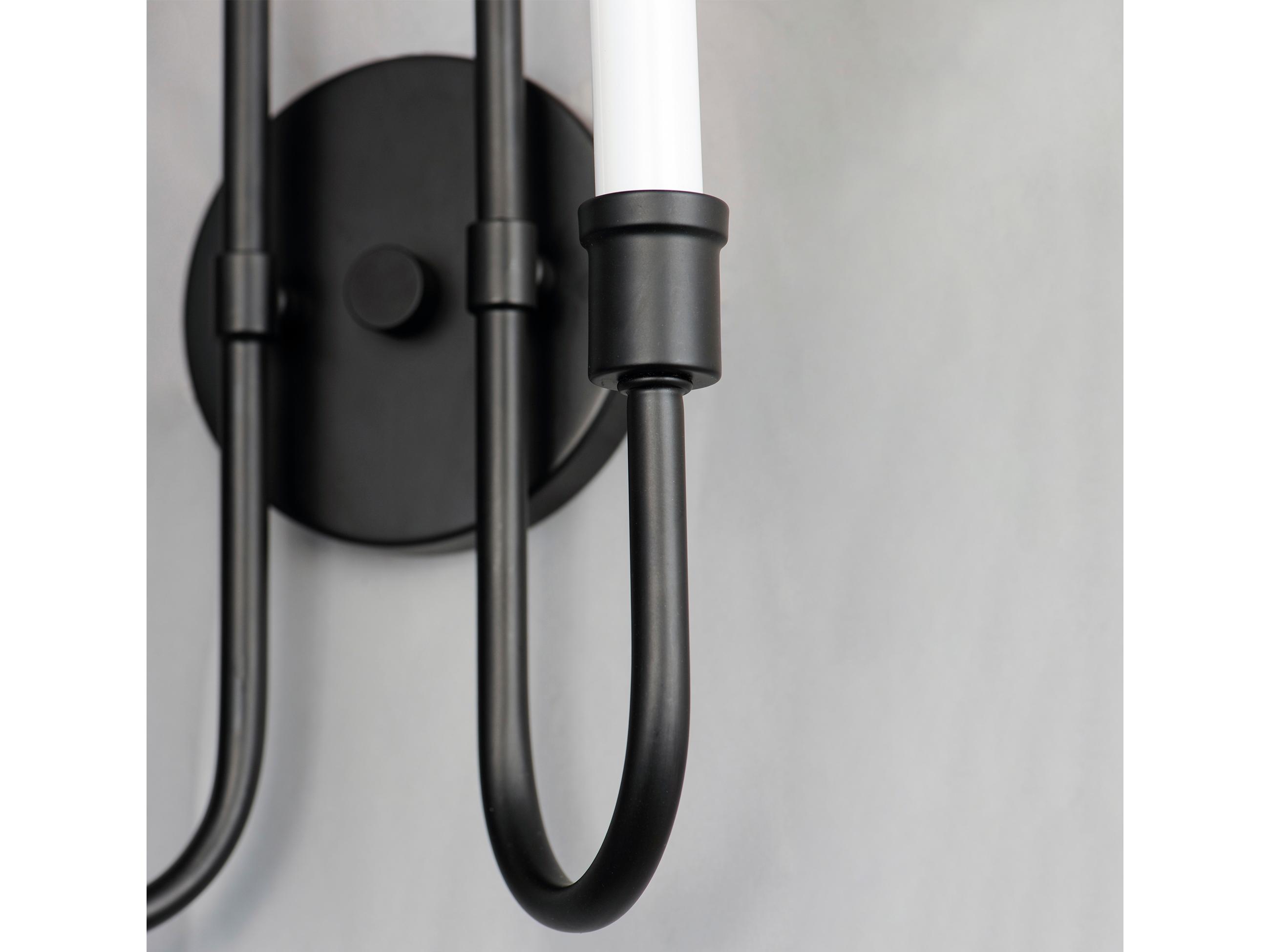 Maxim Lighting Tux 2-Light Black Wall Sconce