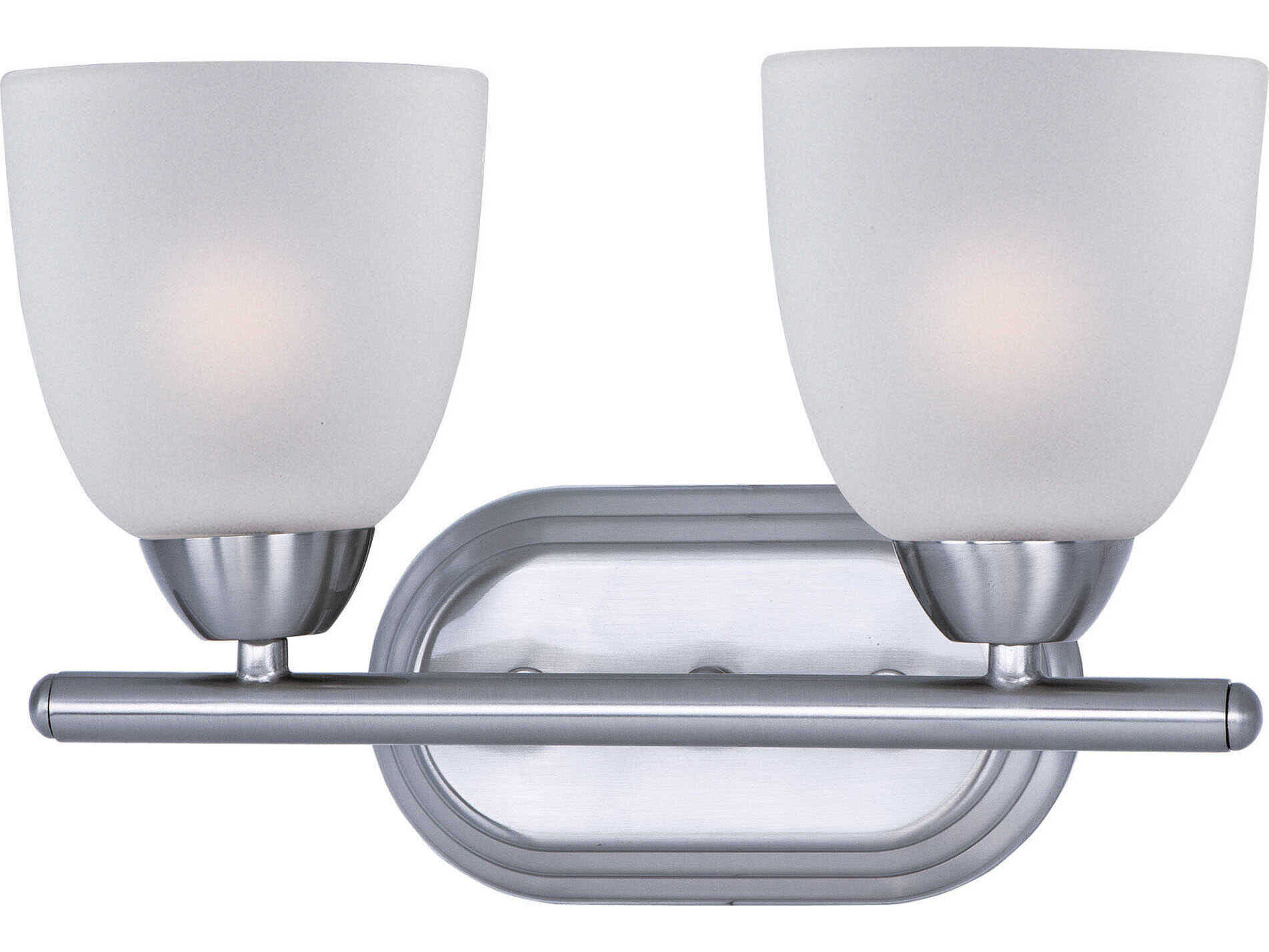 Maxim Lighting Axis Polished Chrome Glass Vanity Light