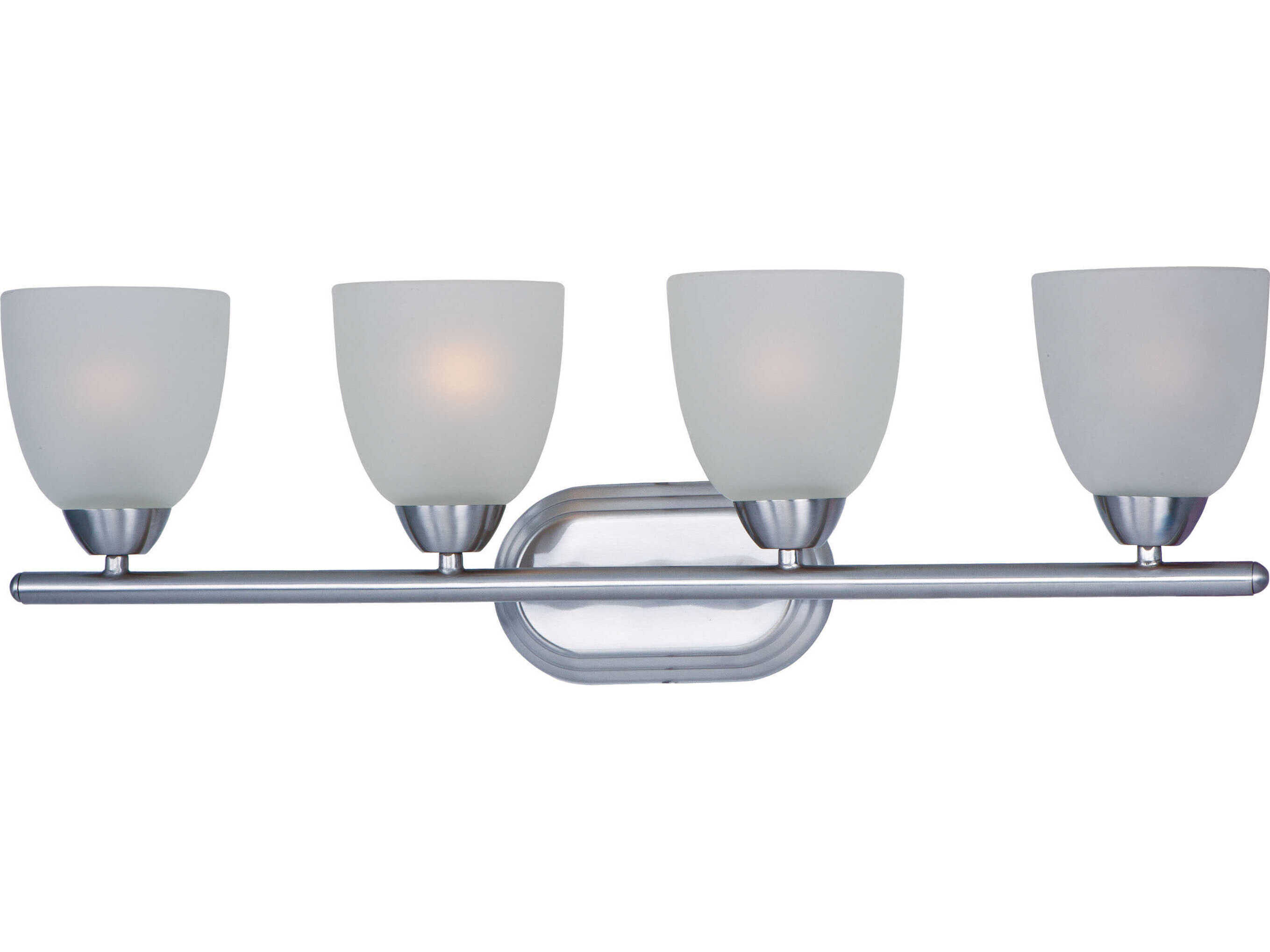 Maxim Lighting Axis 4-Light Polished Chrome Glass Vanity Light