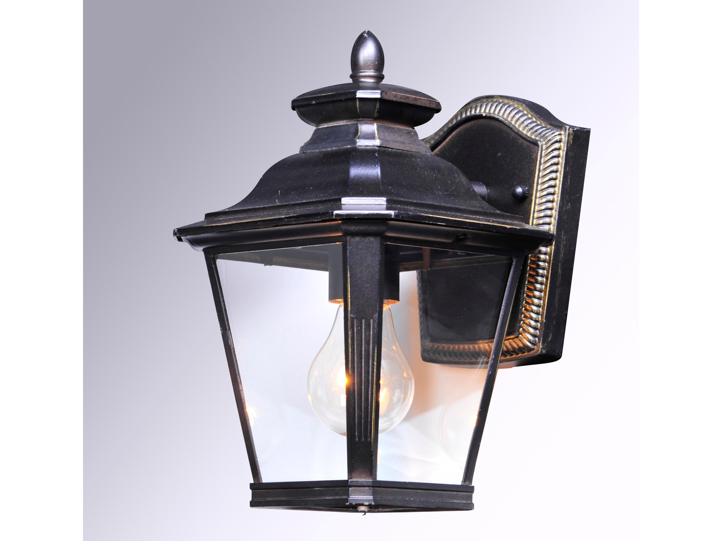 Maxim Lighting Knoxville with Clear Glass 3 - Light Outdoor Wall Light