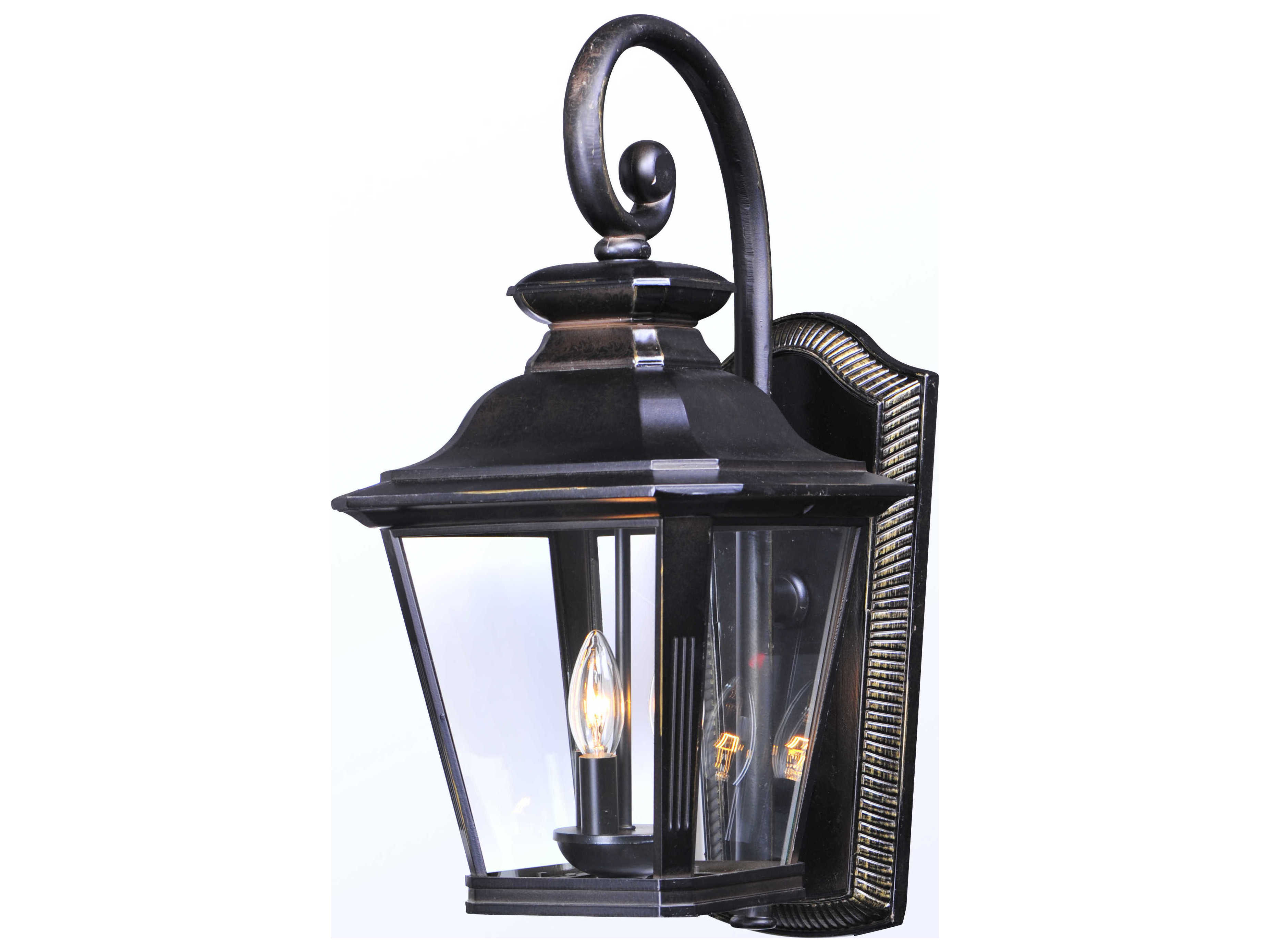 Maxim Lighting Knoxville with Clear Glass 3 - Light Outdoor Wall Light