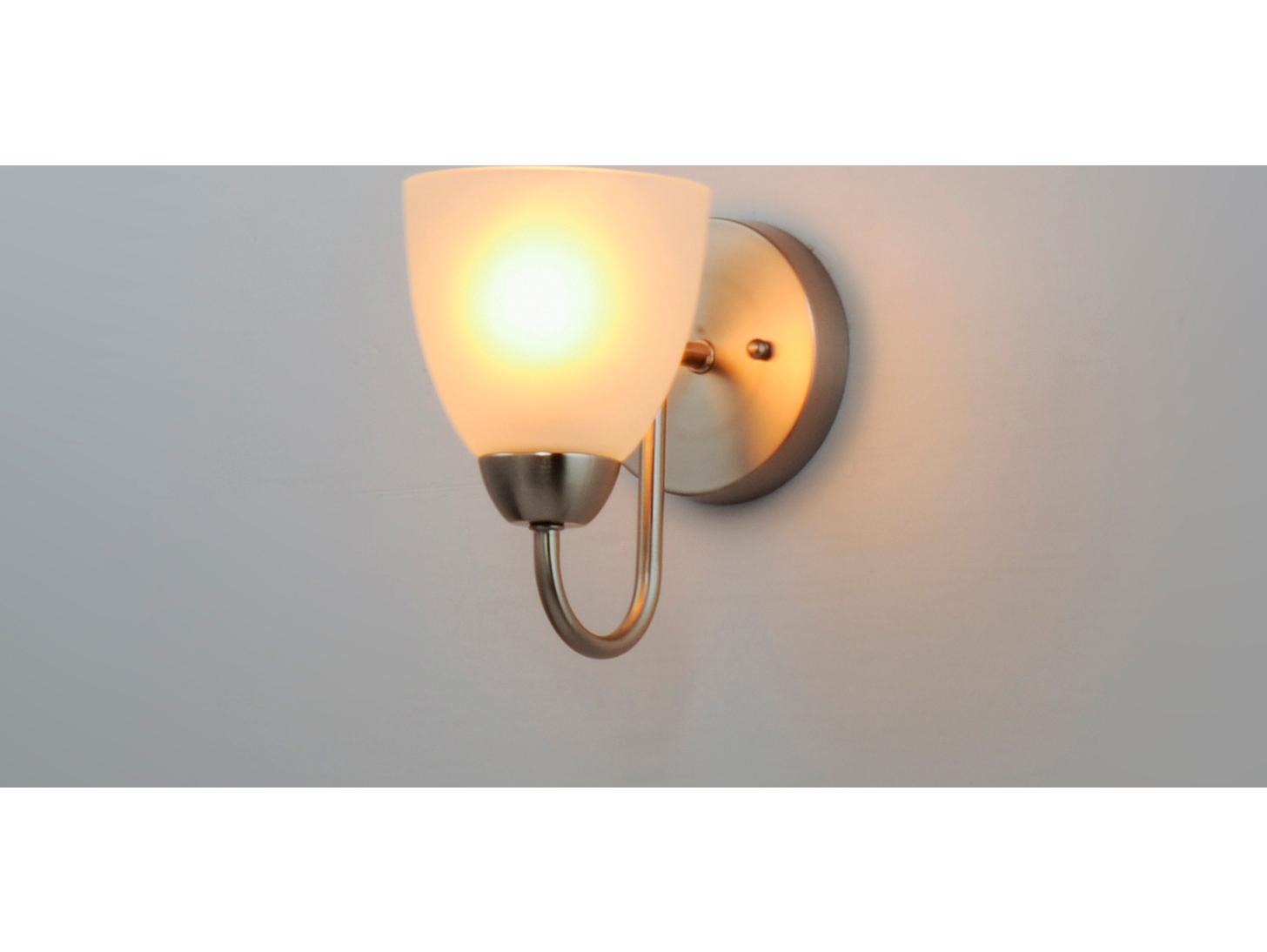 Maxim Lighting Axis 1-light Satin Nickel Steel Vanity Light