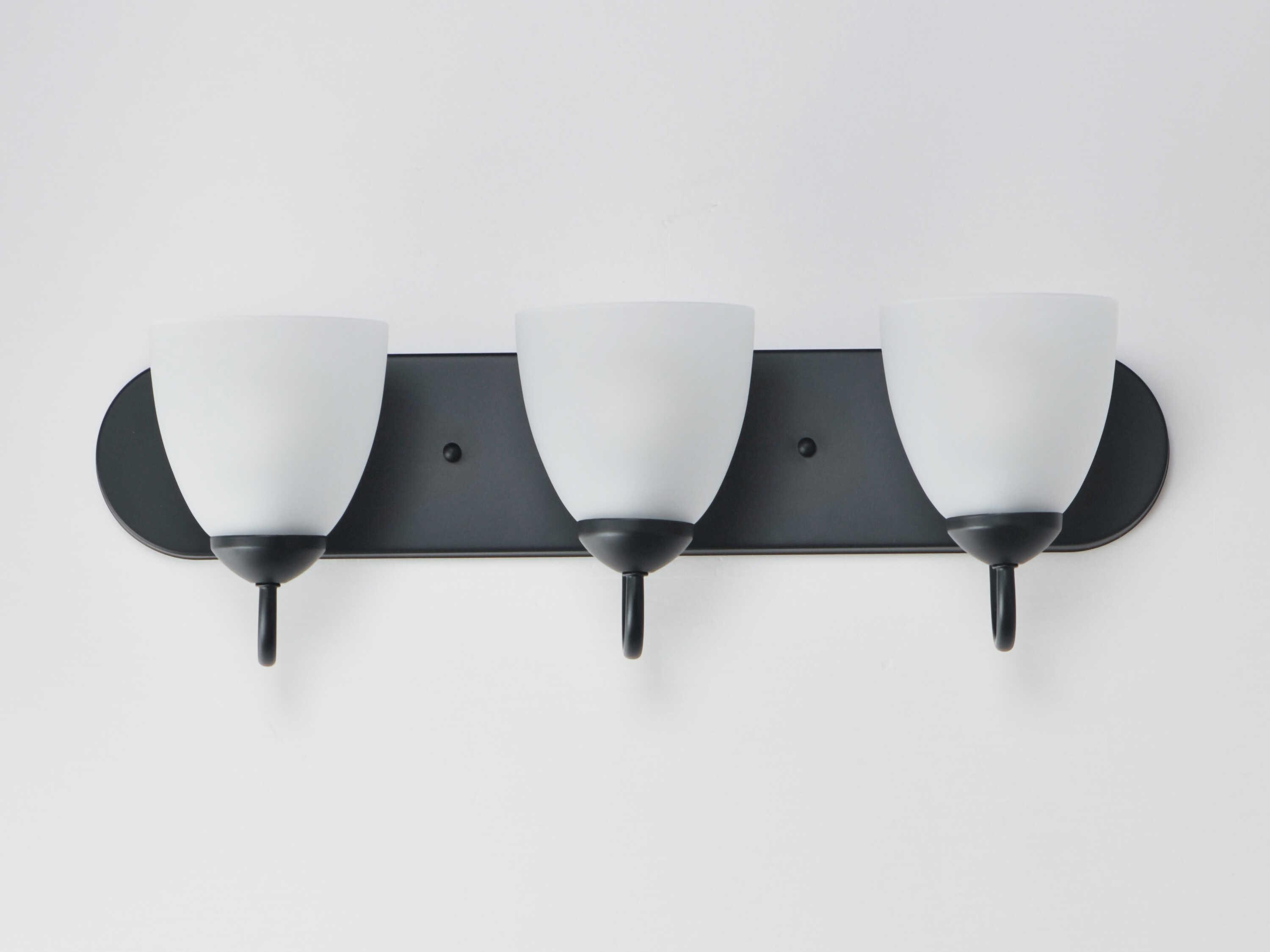 Maxim Lighting Axis 3-Light Black Vanity Light