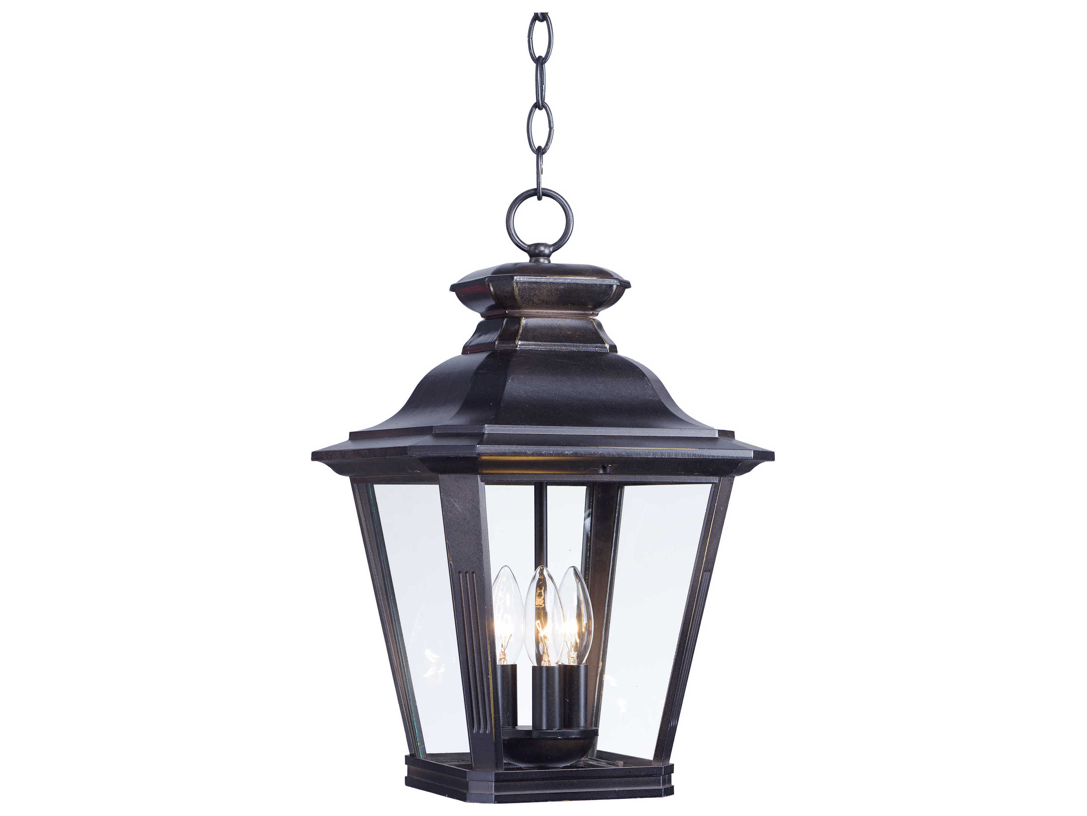 Maxim Lighting Knoxville with Clear Glass 3 - Light Outdoor Hanging Light