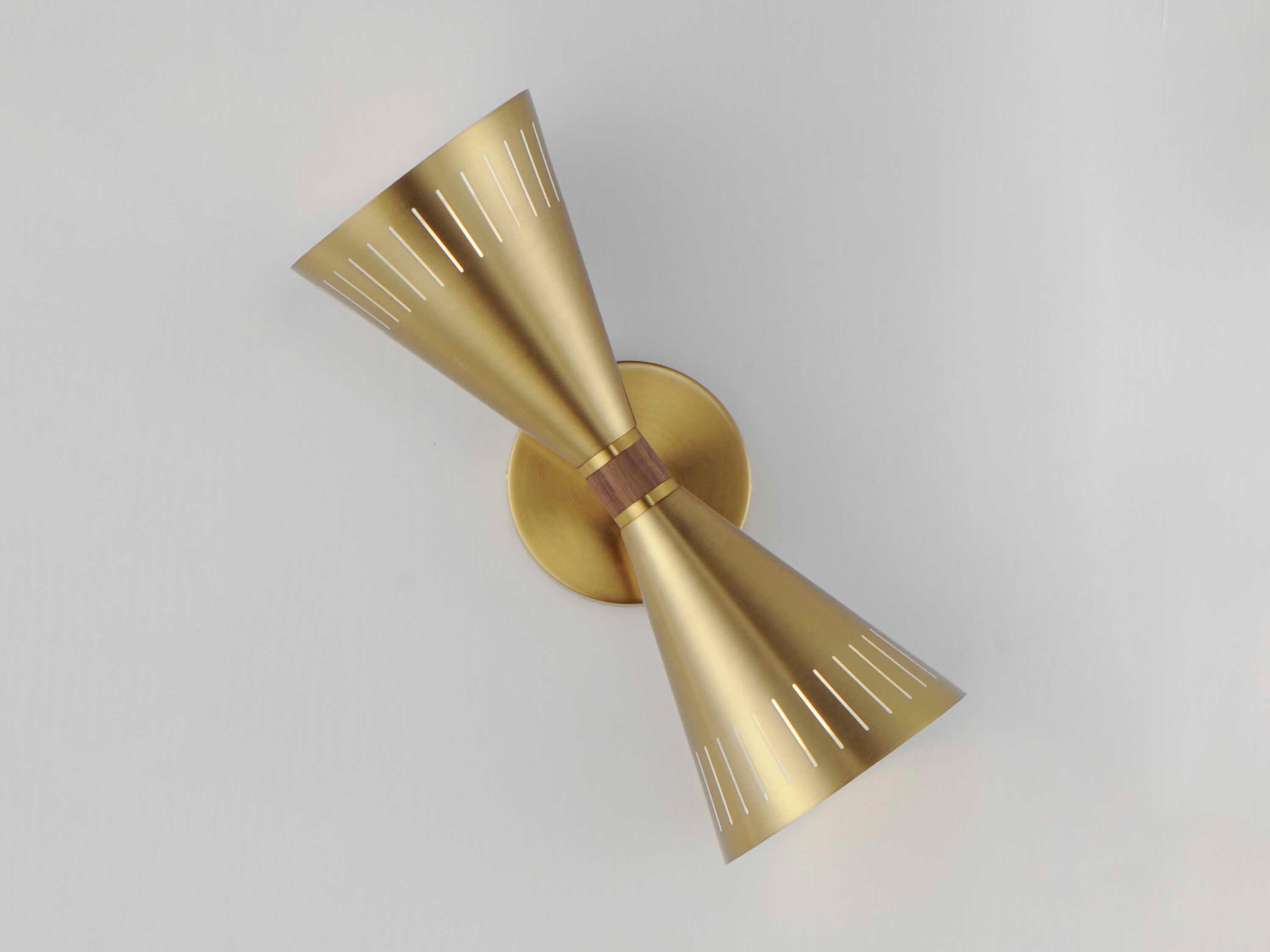 Maxim Lighting Helsinki 2-Light Natural Aged Brass Wall Sconce