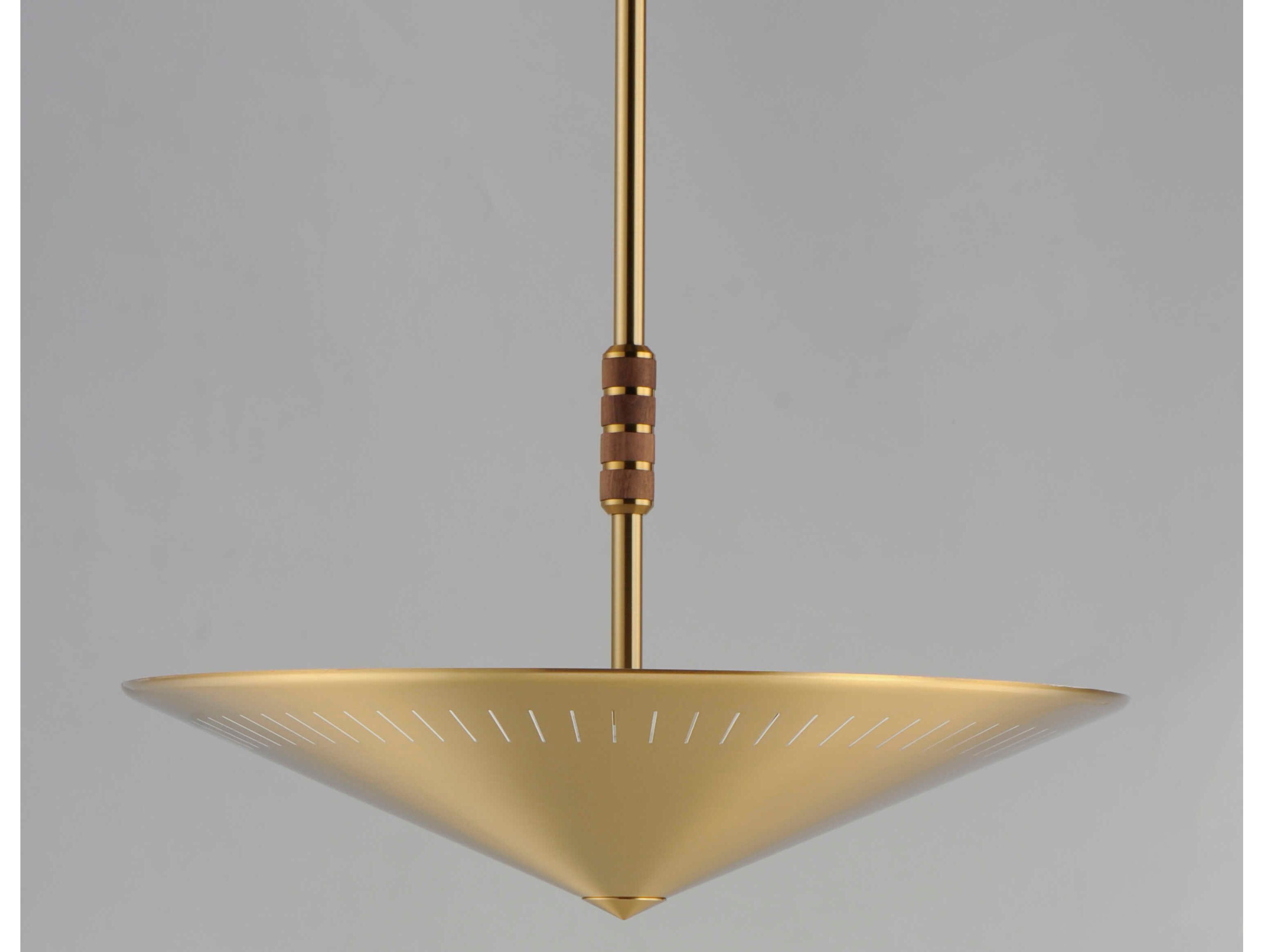 Maxim Lighting Helsinki 3-Light Natural Aged Brass Pendant