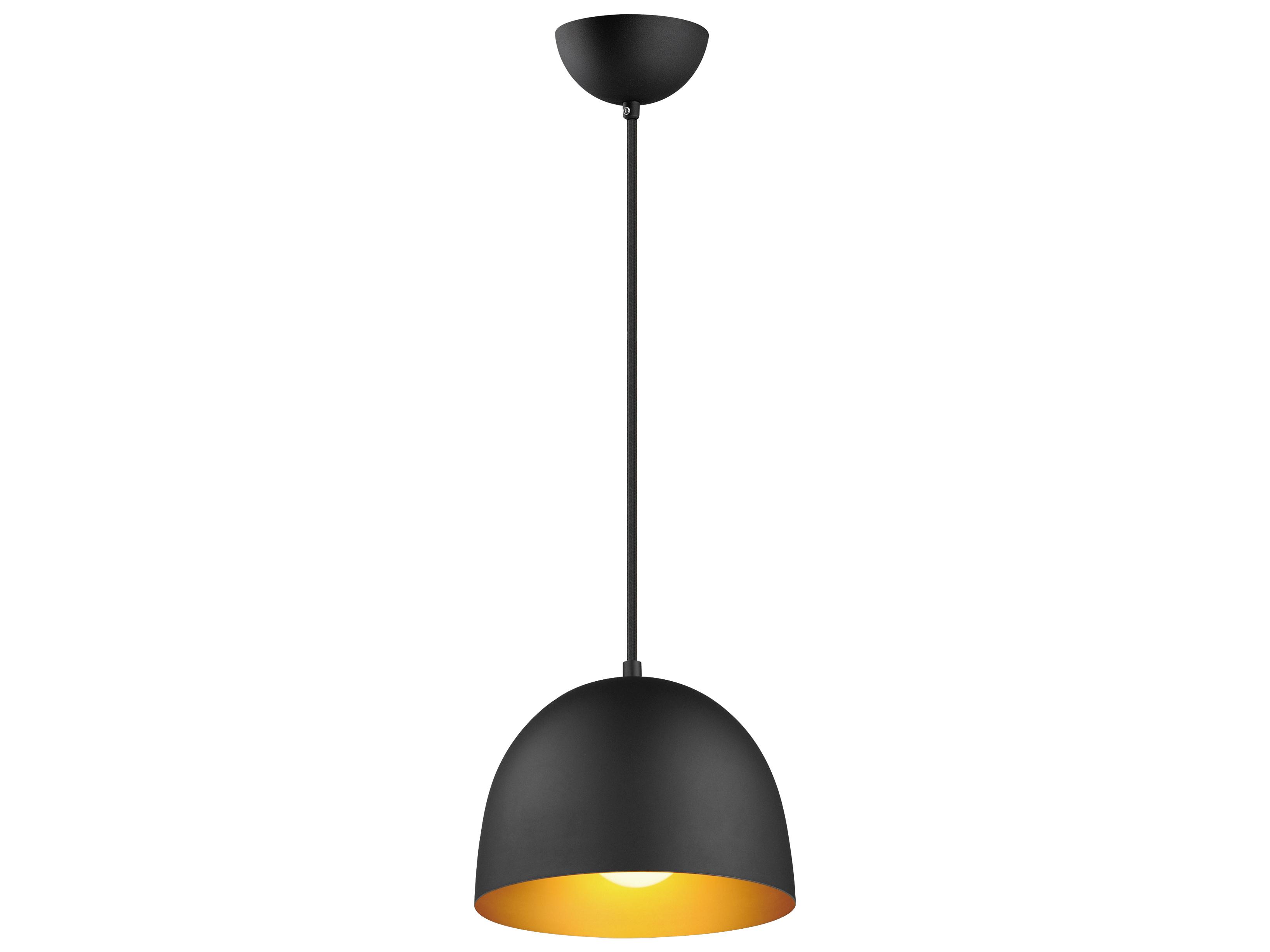 Maxim Lighting Tova 1-Light Black Gold Mini Pendant