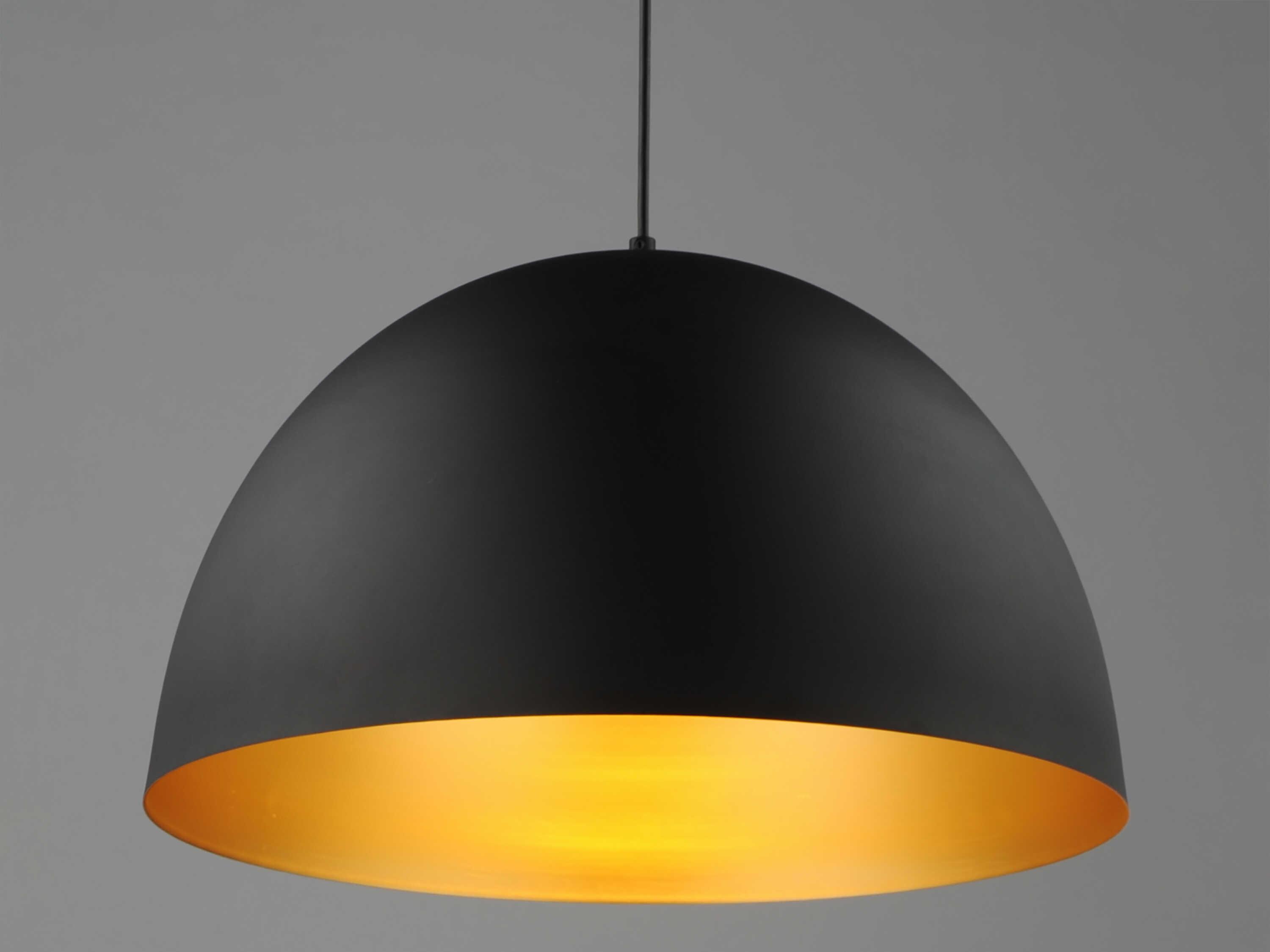 Maxim Lighting Tova 1-Light Black Gold Pendant